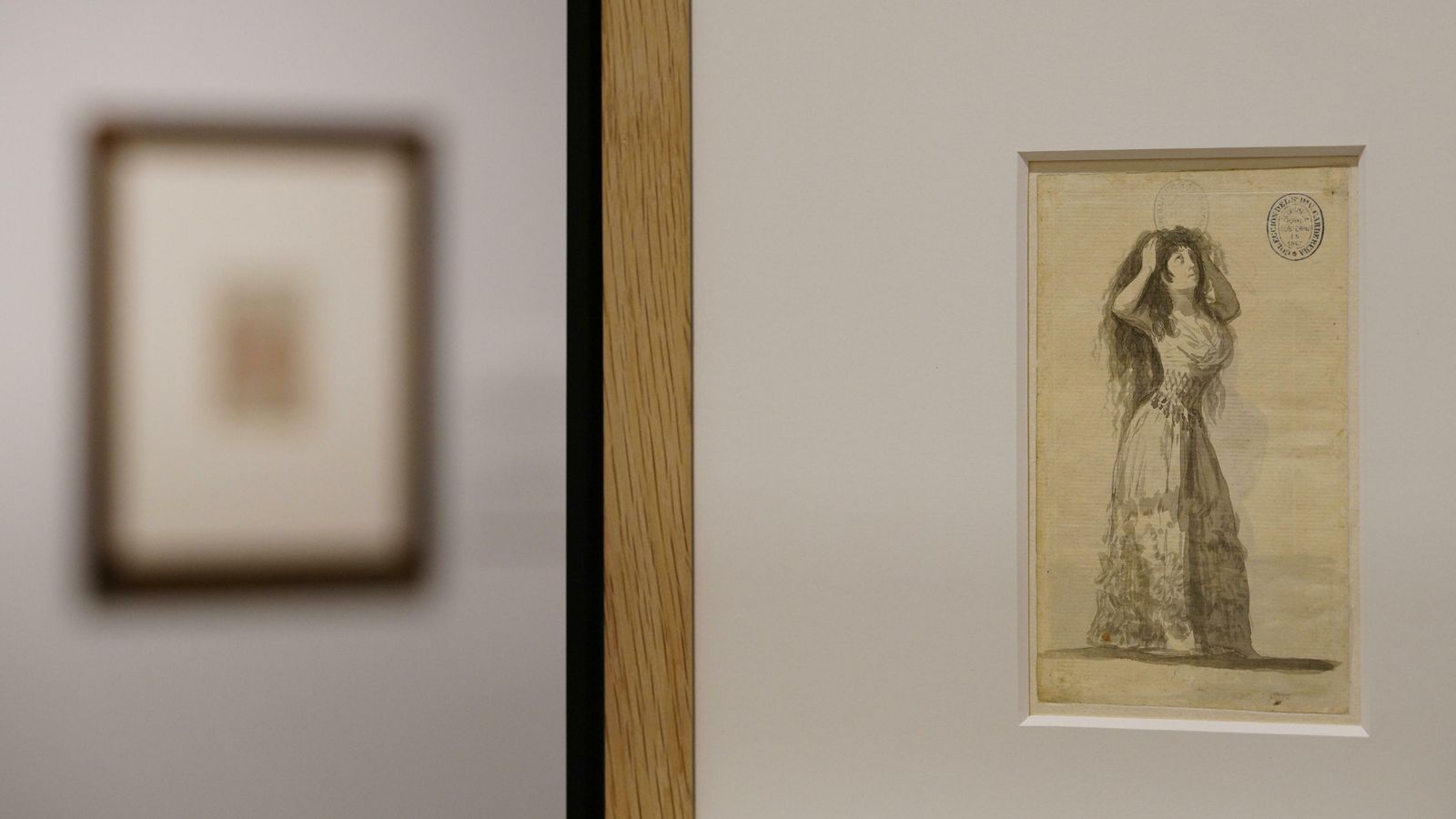 'Mujer mesándose los cabellos' (1794-95) identificada como la célebre actriz La Tirana.