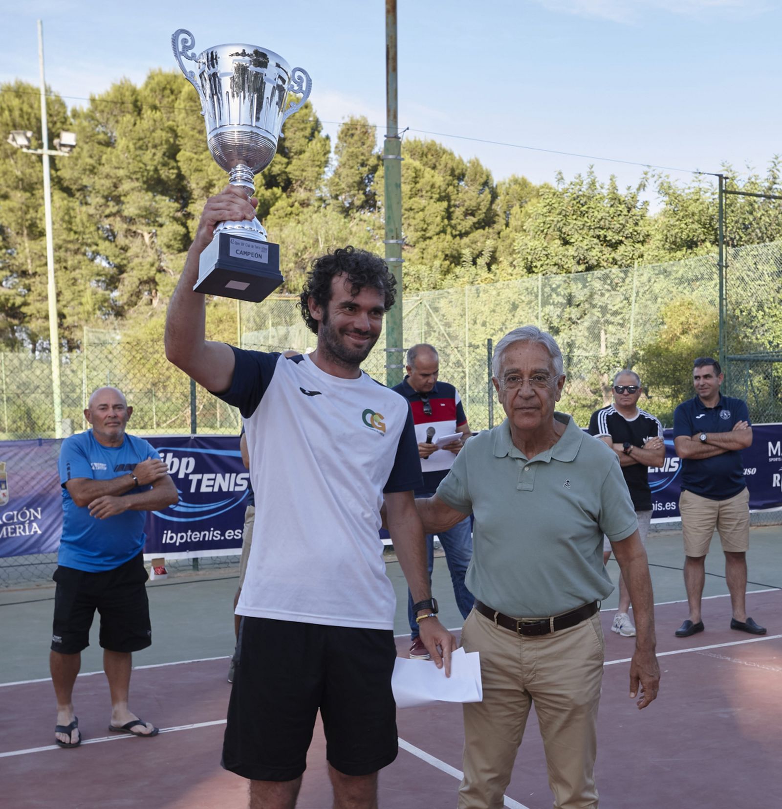 Carlos García, con José Salamanca