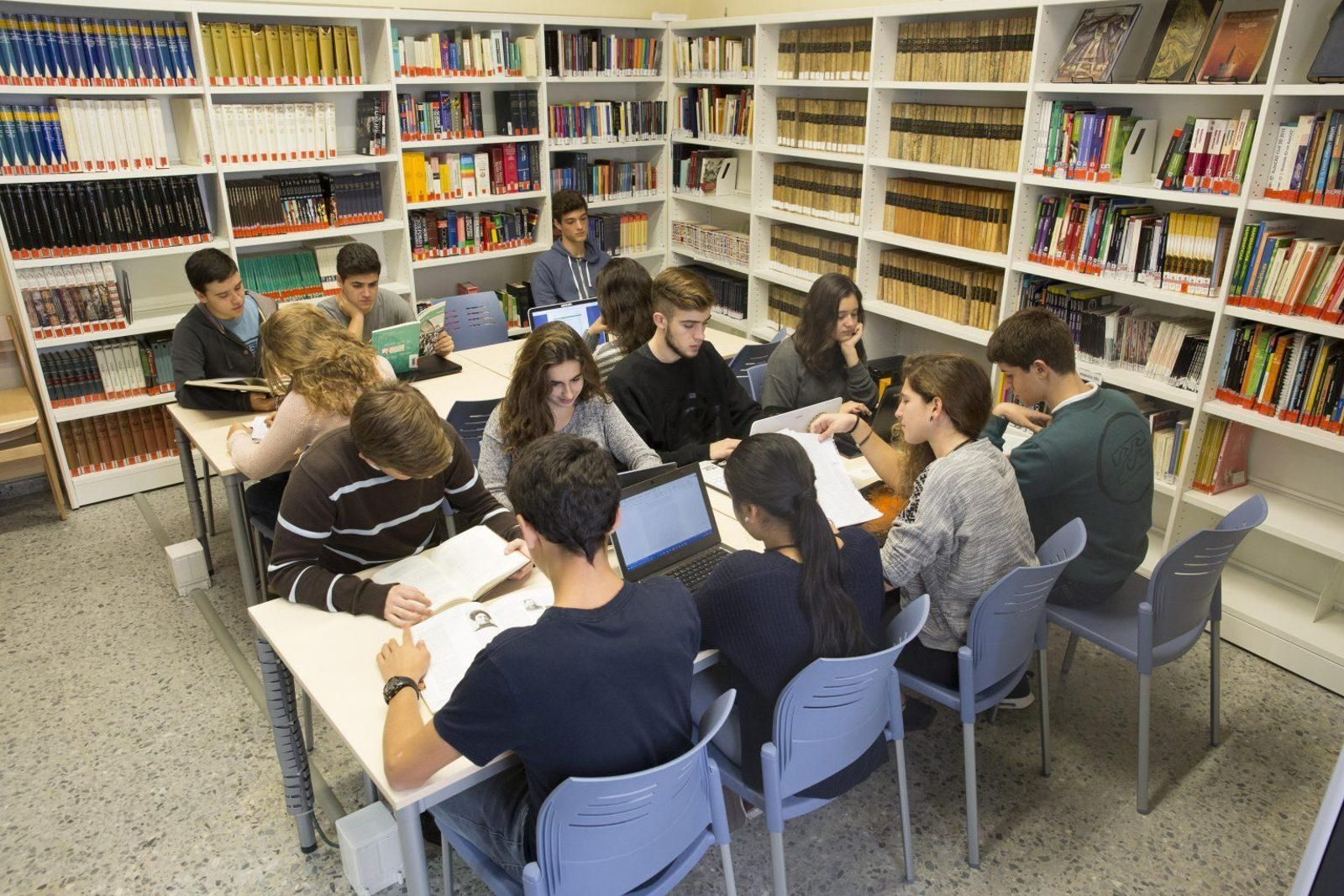 Alumnos de Bachillerato Internacional del San Francisco de Paula.