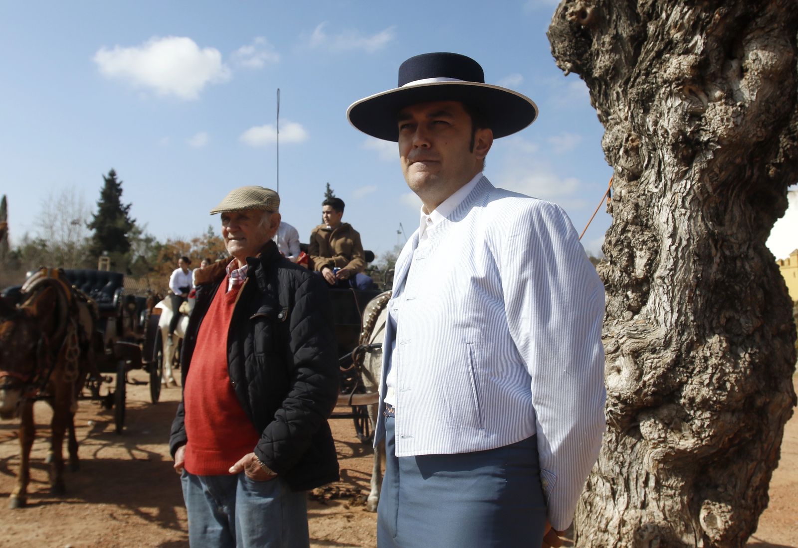 La marcha hípica en Córdoba por el 28-F, en fotografias.