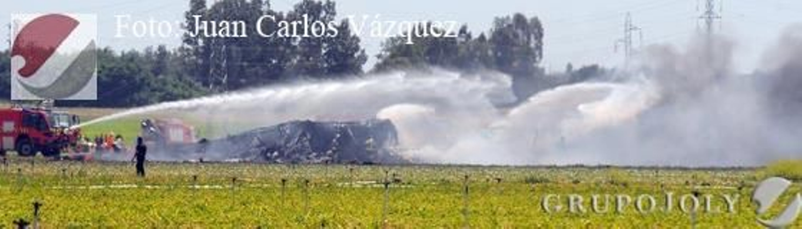 Las imágenes del accidente del A400M
