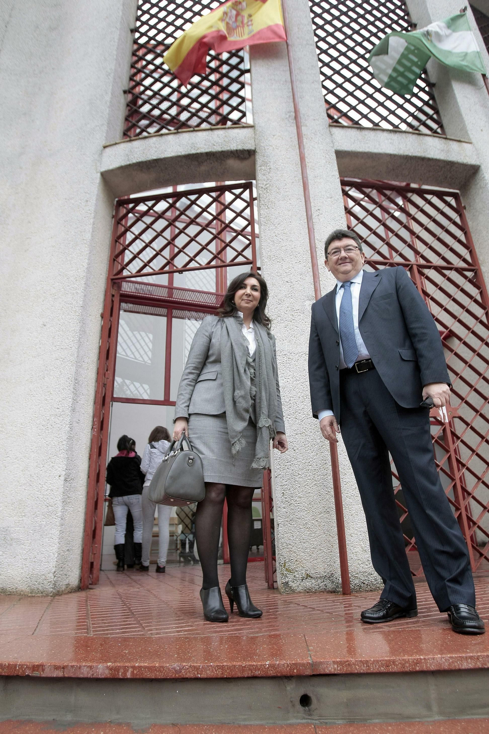 Corrales y Sánchez, en los Juzgados de Rota en 2013.