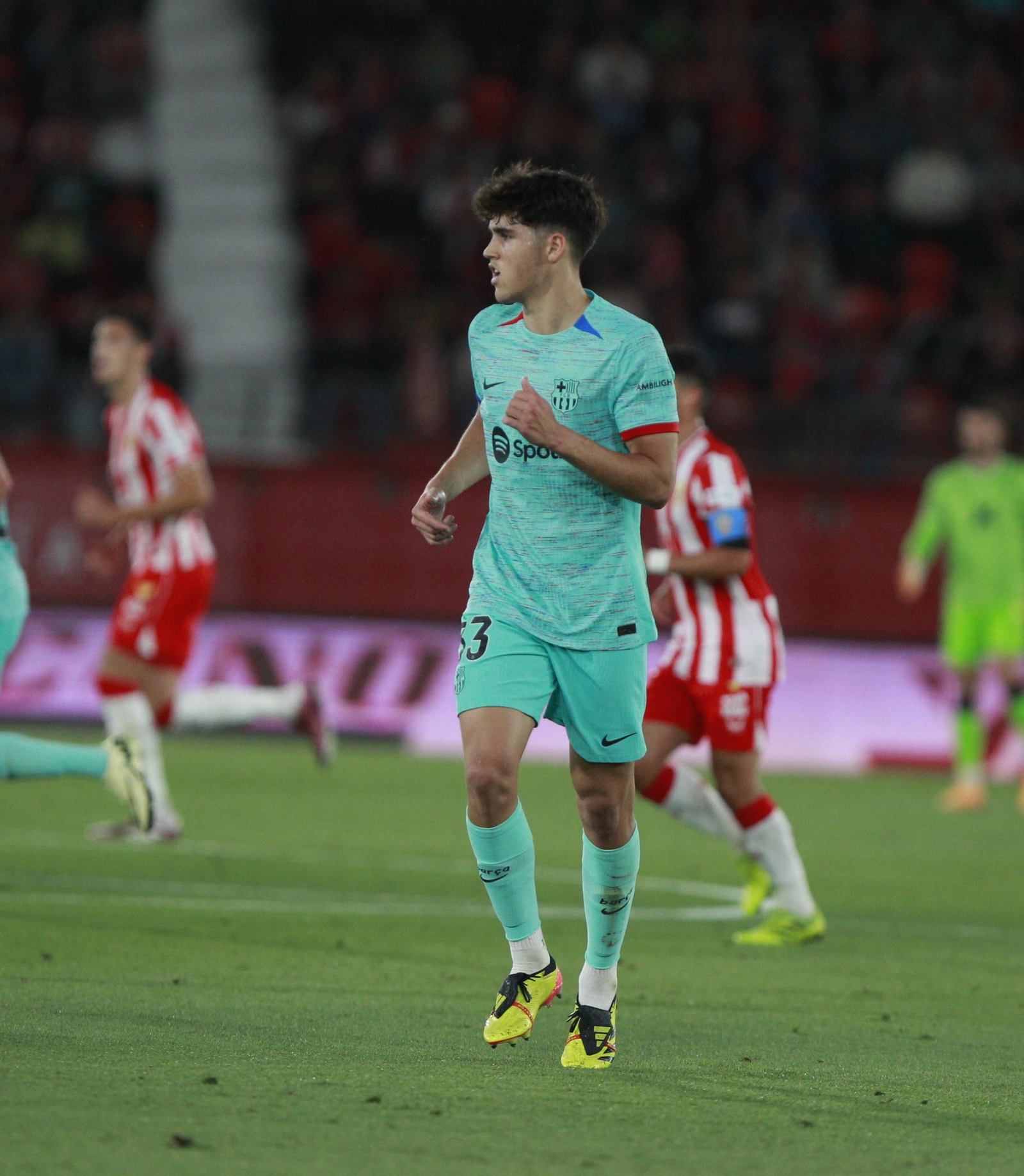 Las mejores imágenes del partido U.D. Almería-F.C. Barcelona