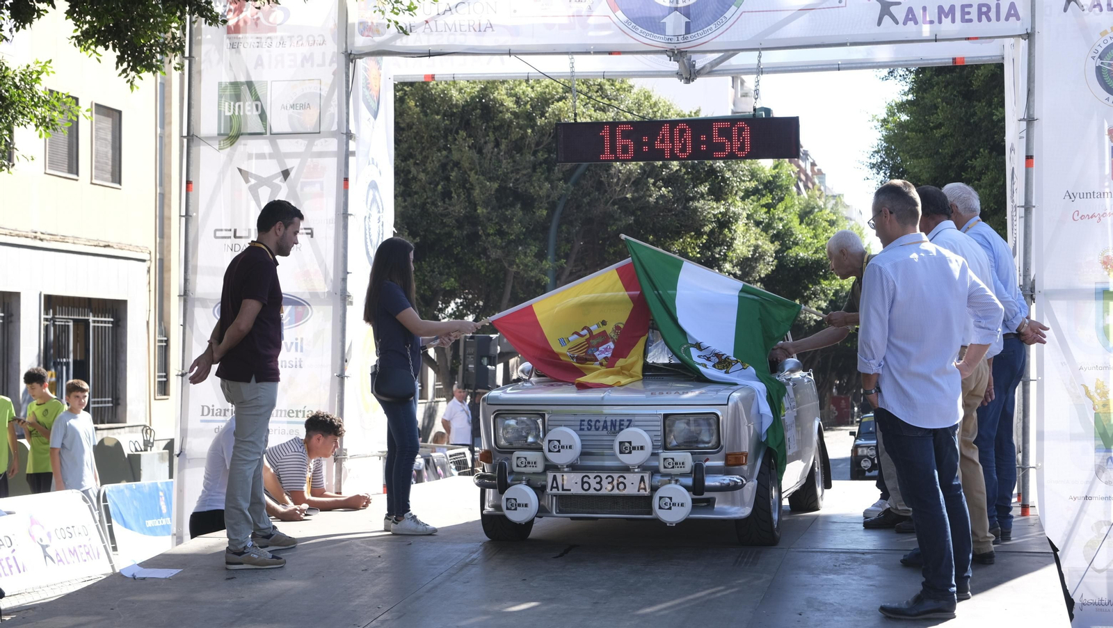 Imágenes de la salida del Rallye Costa de Almería