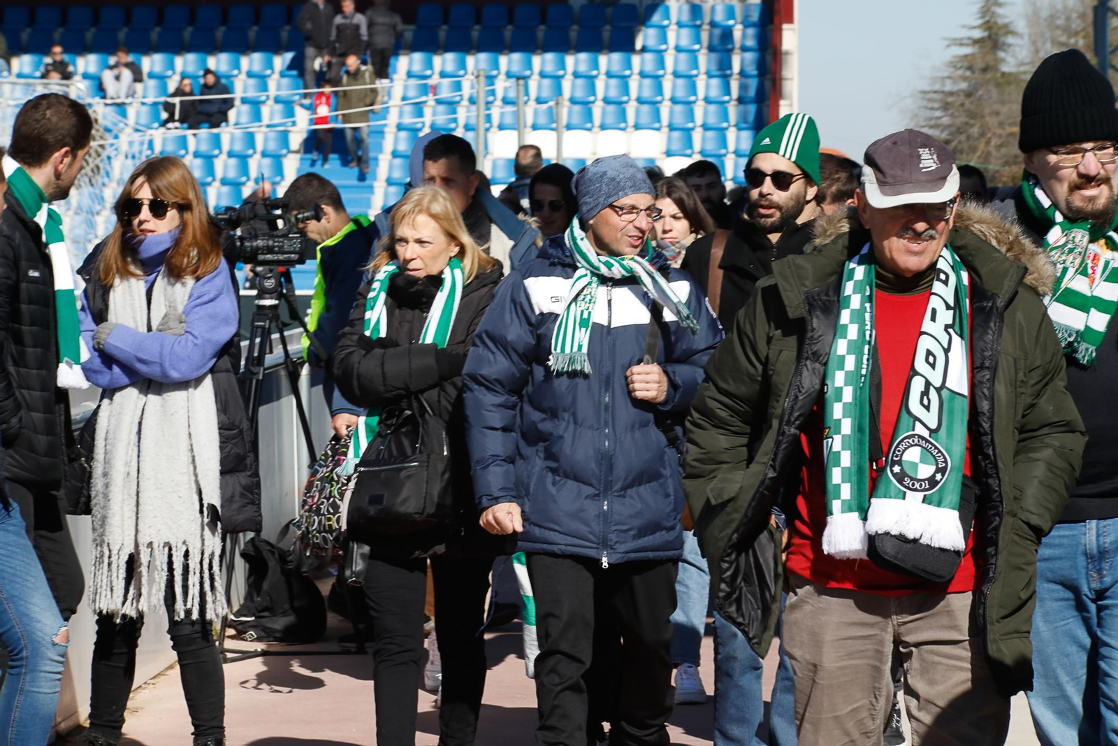 Las fotos de la afición del Córdoba CF en la visita a Unionistas