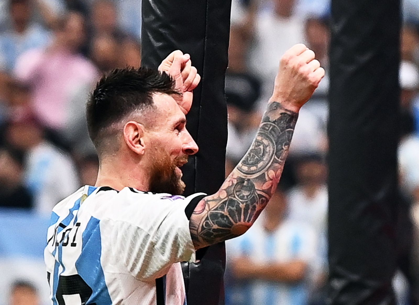 Las fotos de Messi contra Croacia