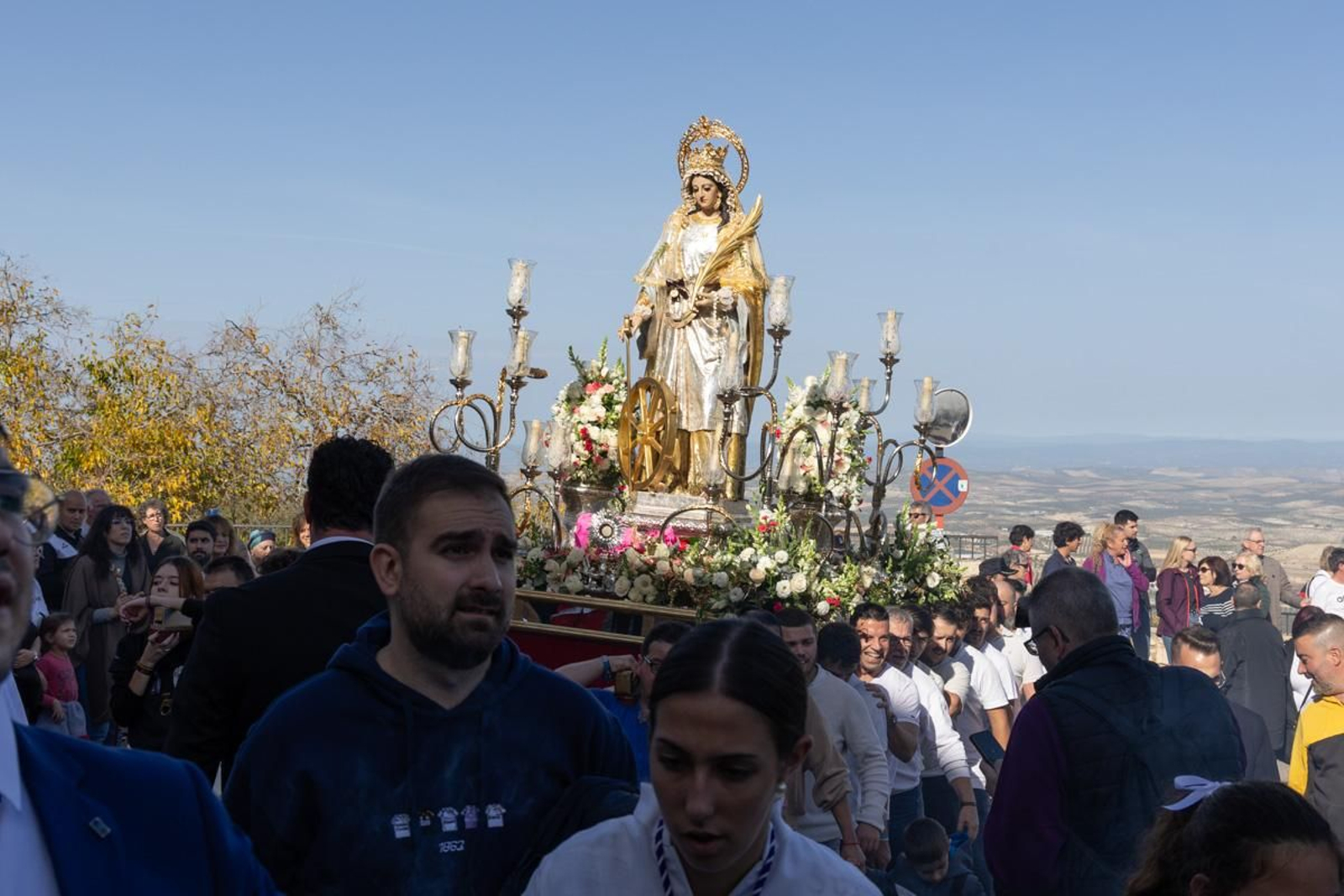 Romería en honor a Santa Catalina, en imágenes