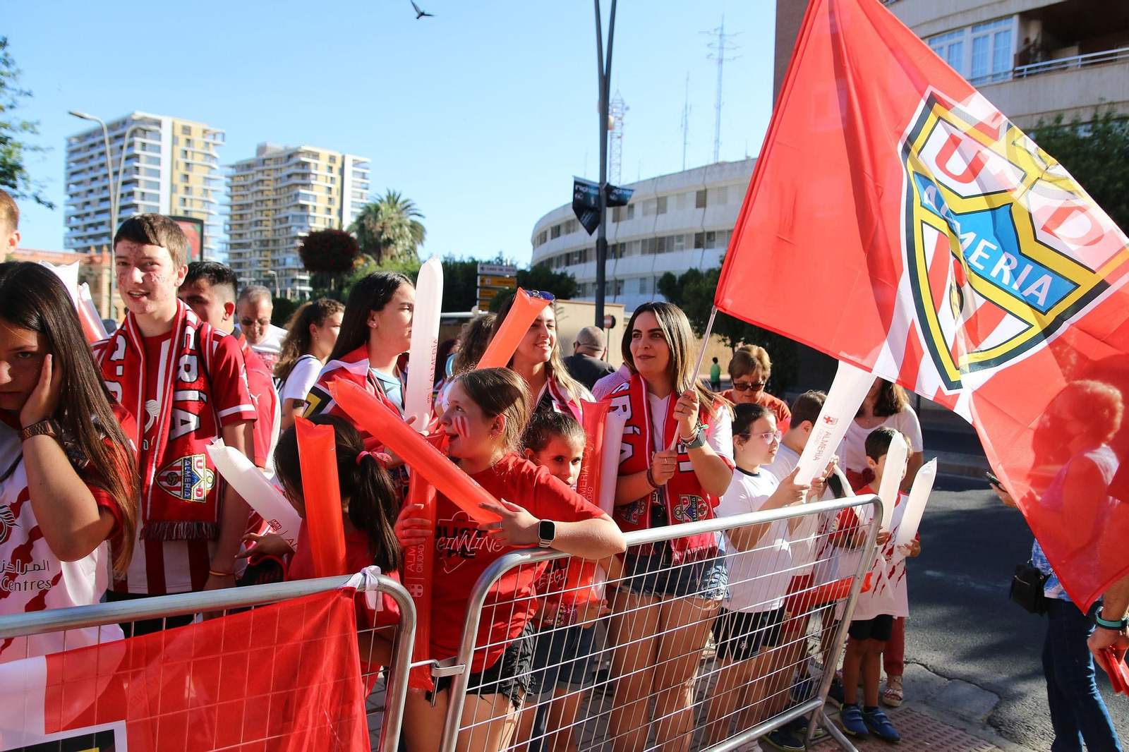 Las imágenes de la rúa de la UD Almería