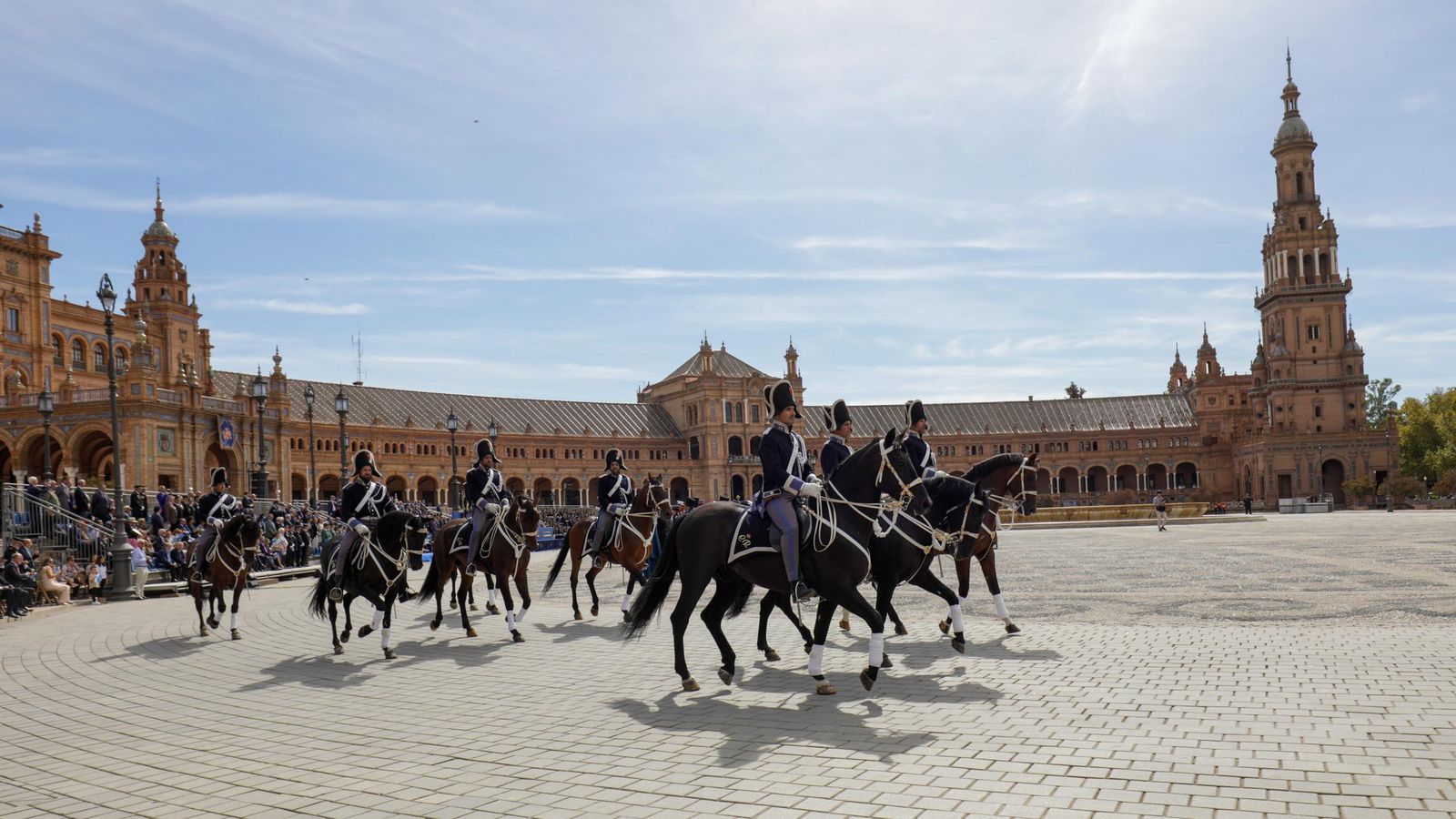 Plaza de España. Día de la Policía Nacional