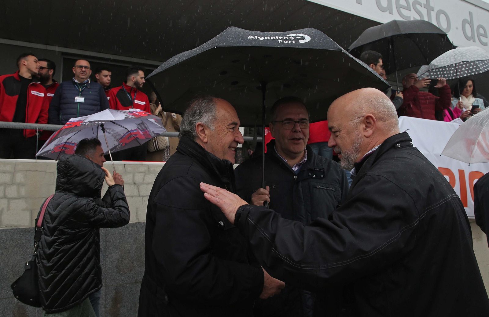 Fotos de la concentración en el PIF del puerto de Algeciras