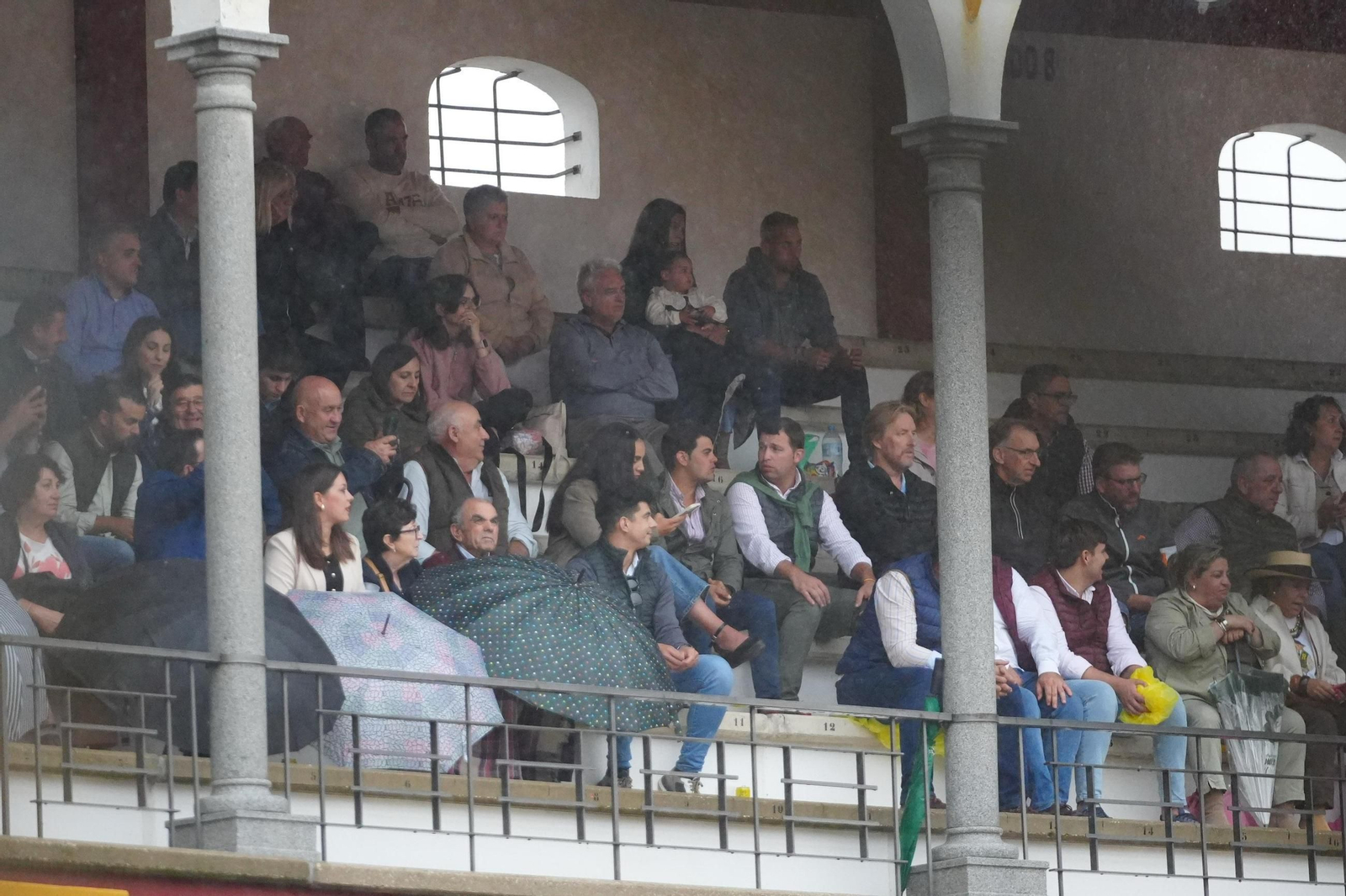 La corrida de rejones de la Feria de Pozoblanco, suspendida por la lluvia