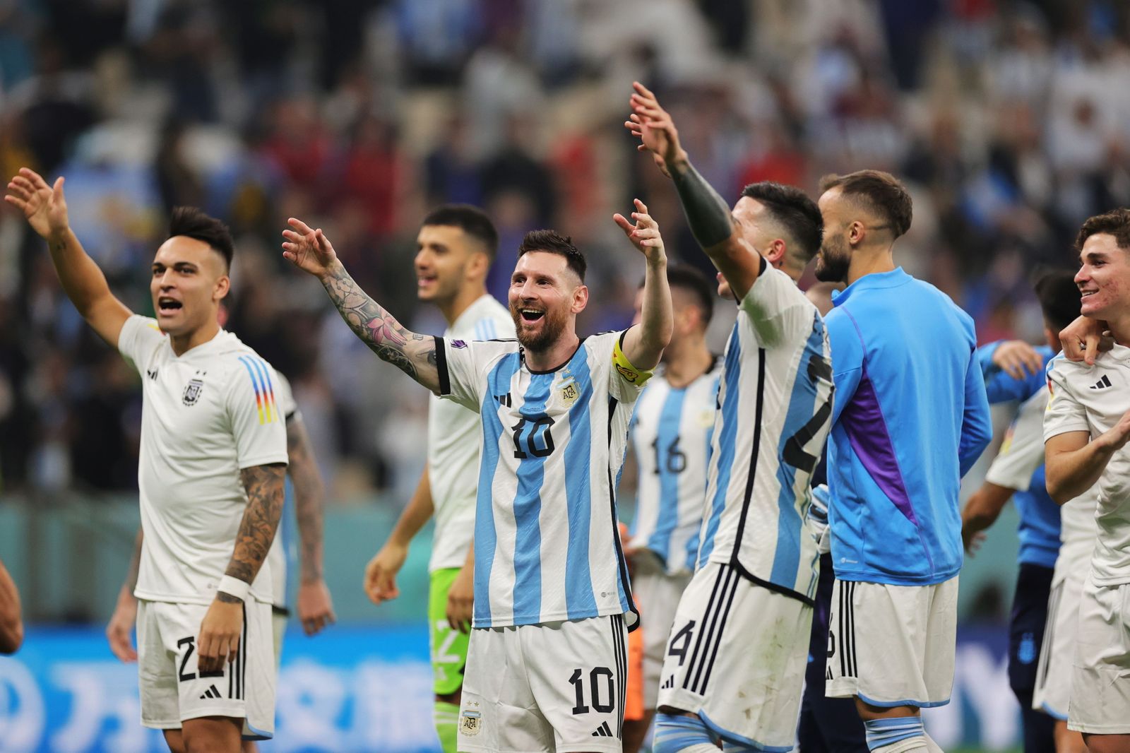 Las fotos de Messi contra Croacia