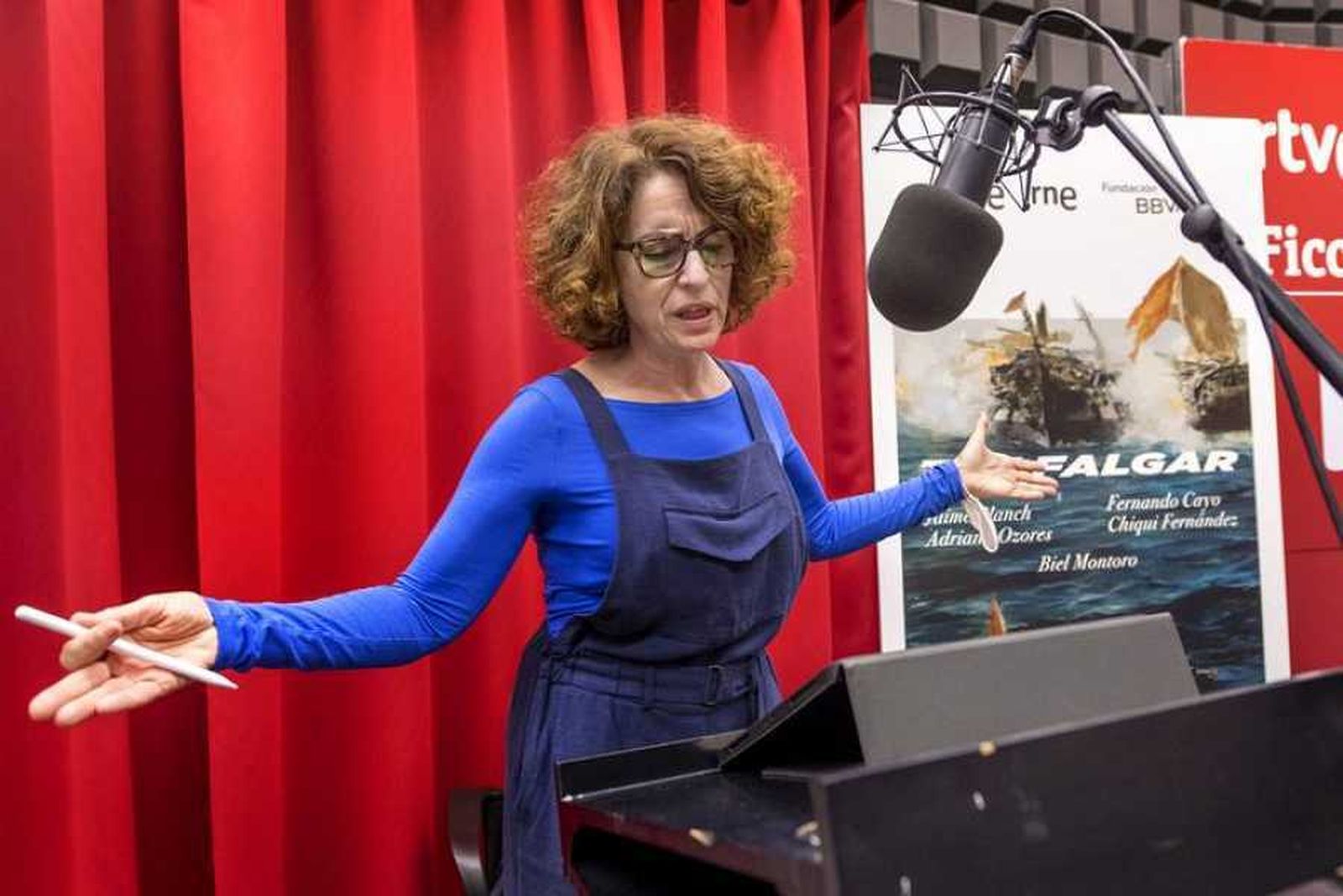 Adriana Ozores en la recreación de 'Trafalgar'