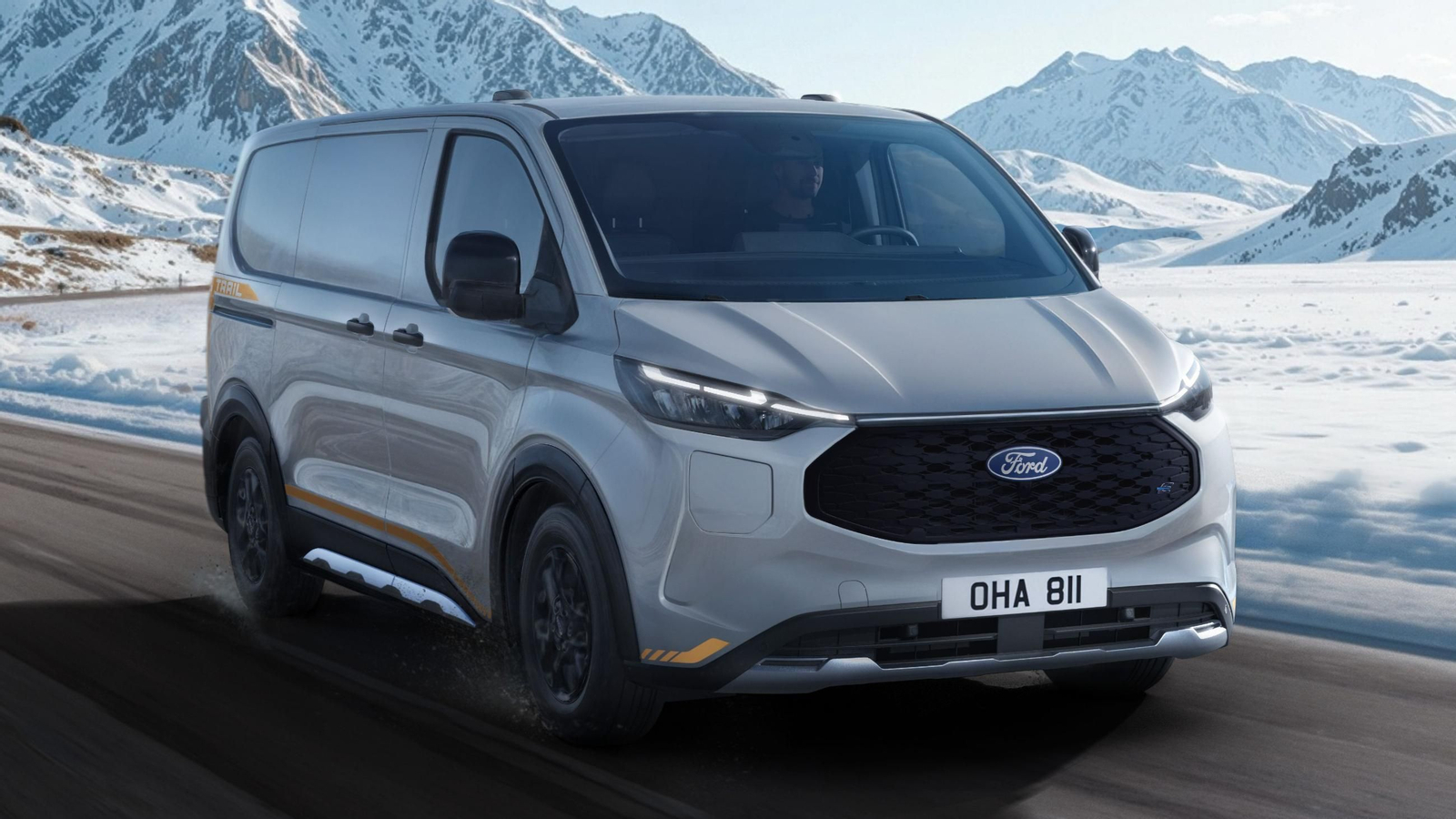Ford anuncia una versión de tracción total del E-Transist Custom para 2026