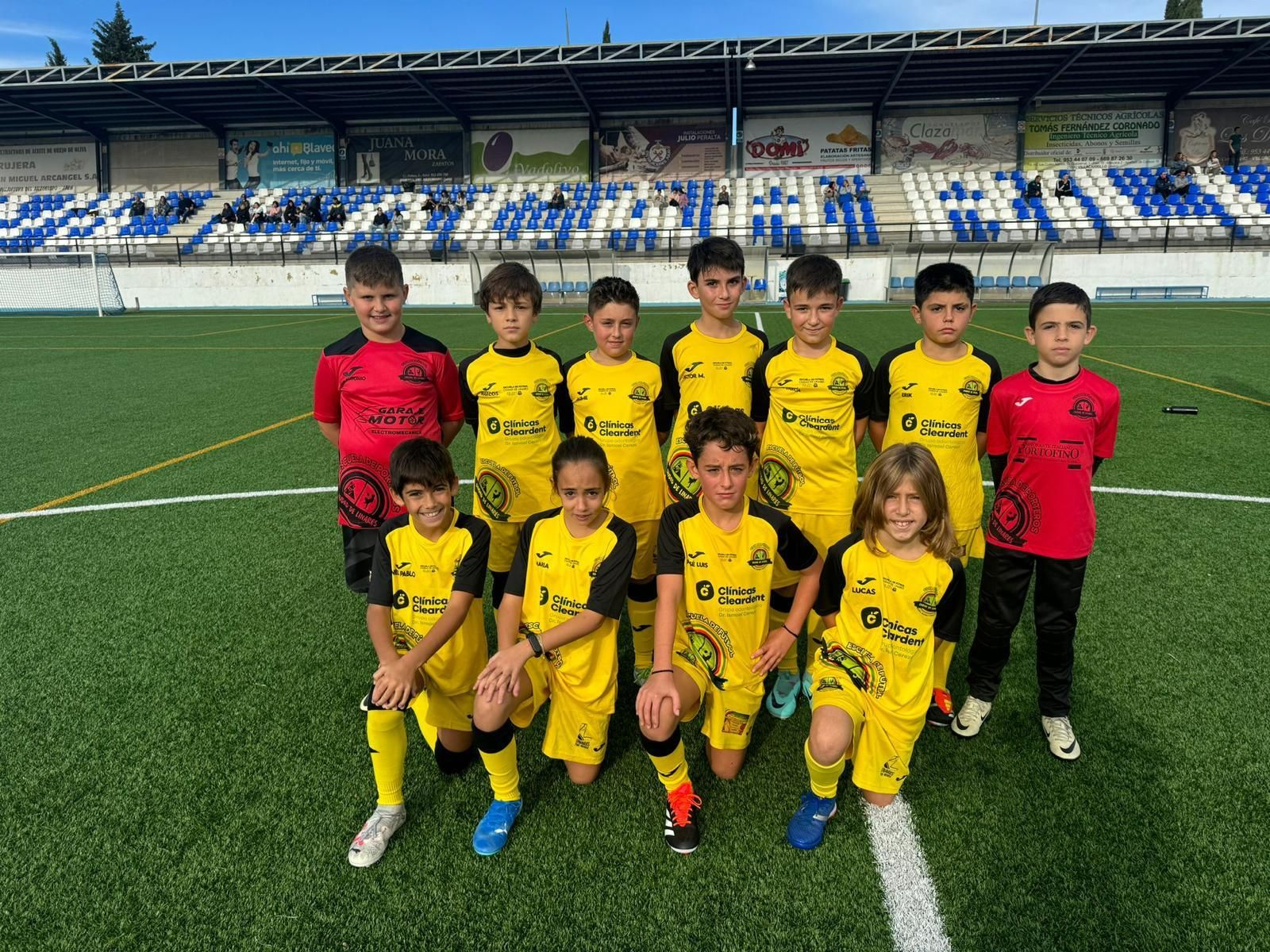 CF Ciudad de Linares, escuela de fútbol, valores y formación, en imágenes
