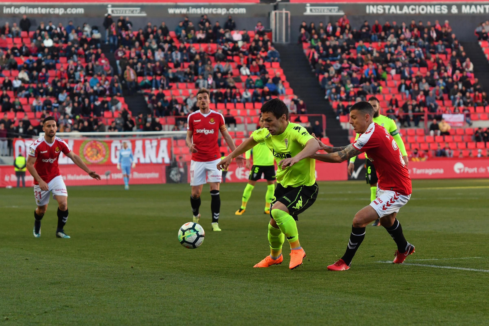 Las imágenes del Nàstic-Córdoba