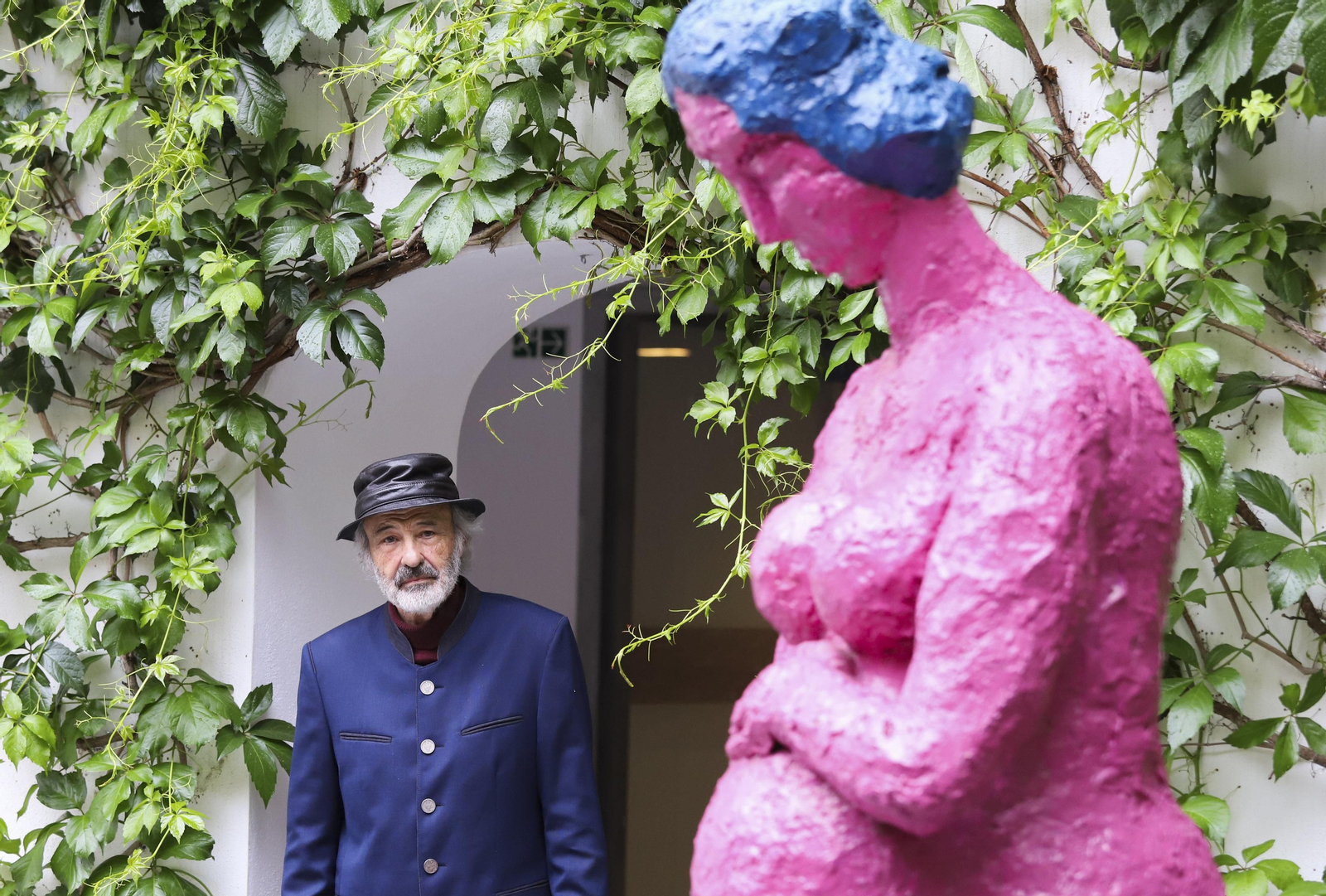 Jorge Rando, en su museo. Jorge Rando, en su museo.