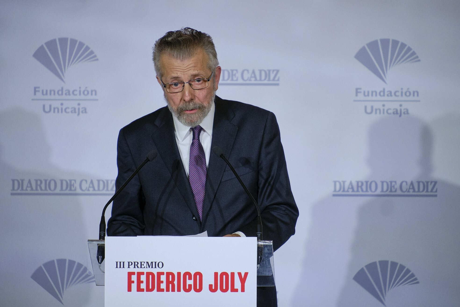 Entrega del premio Federico Joly a Augusto Delkáder