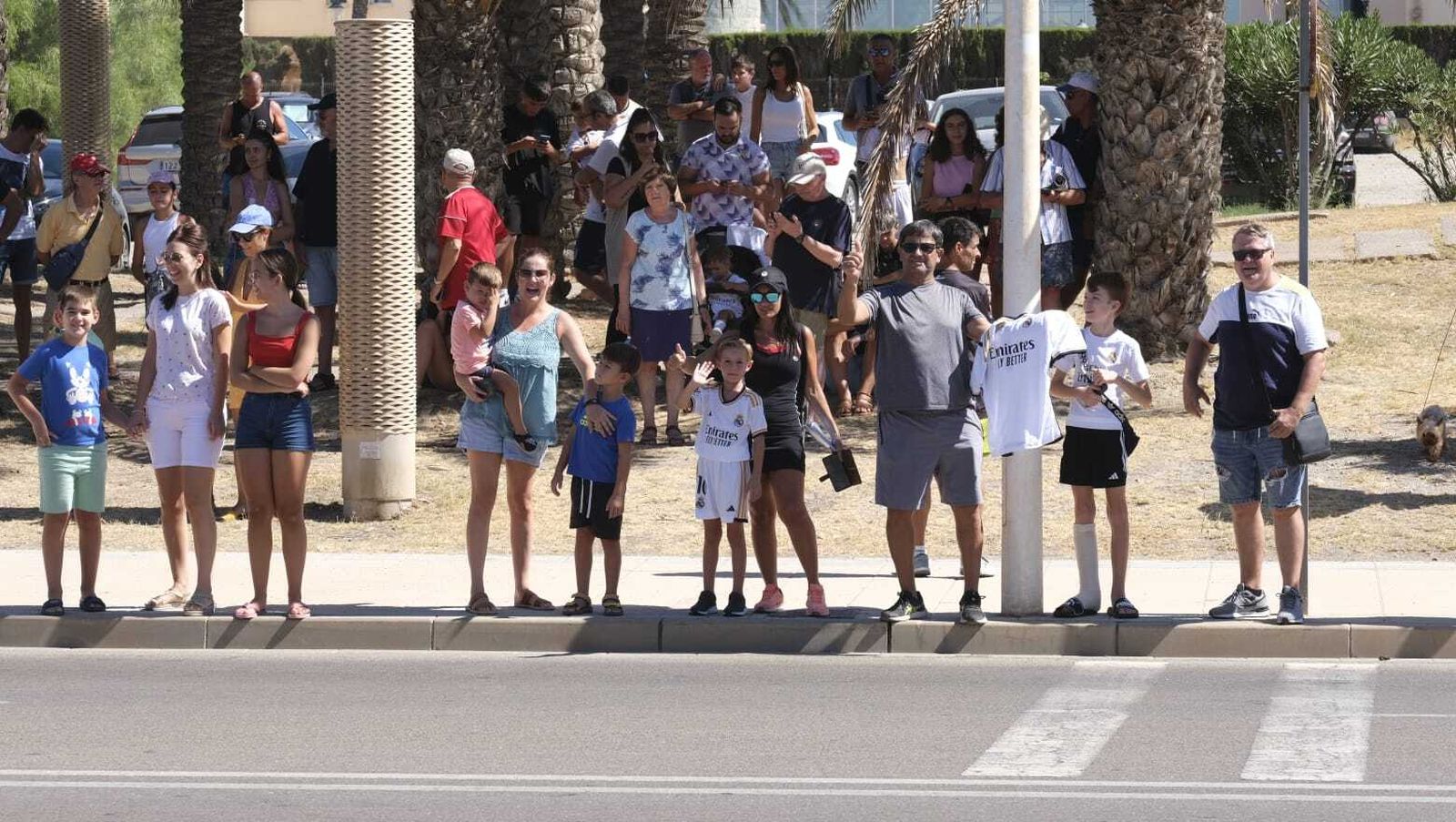 La llegada del Real Madrid a Almería en imágenes
