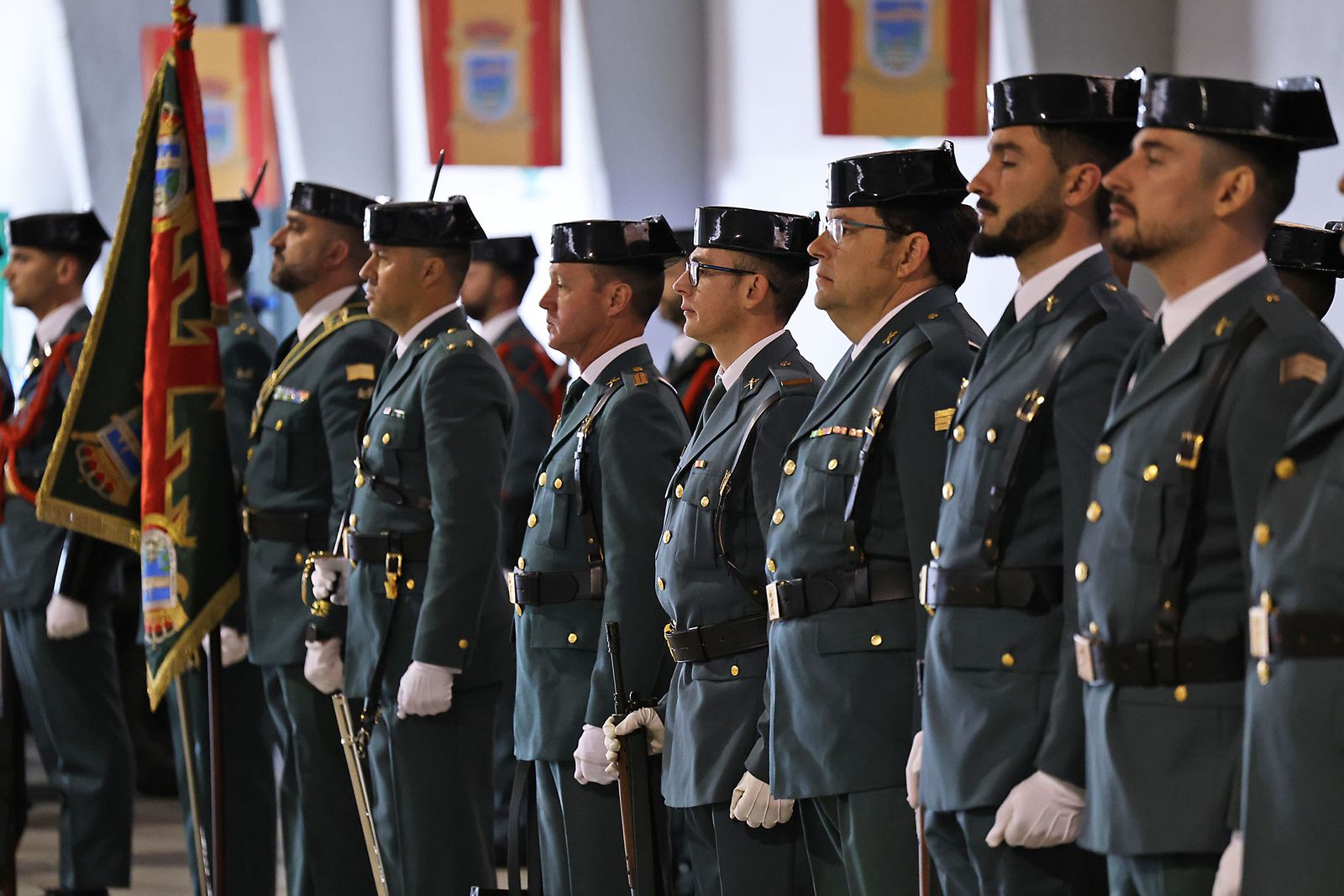 Imágenes de la jura del cargo de Julio Serrano Checa como Jefe de la Comandancia de la Guardia Civil de Huelva