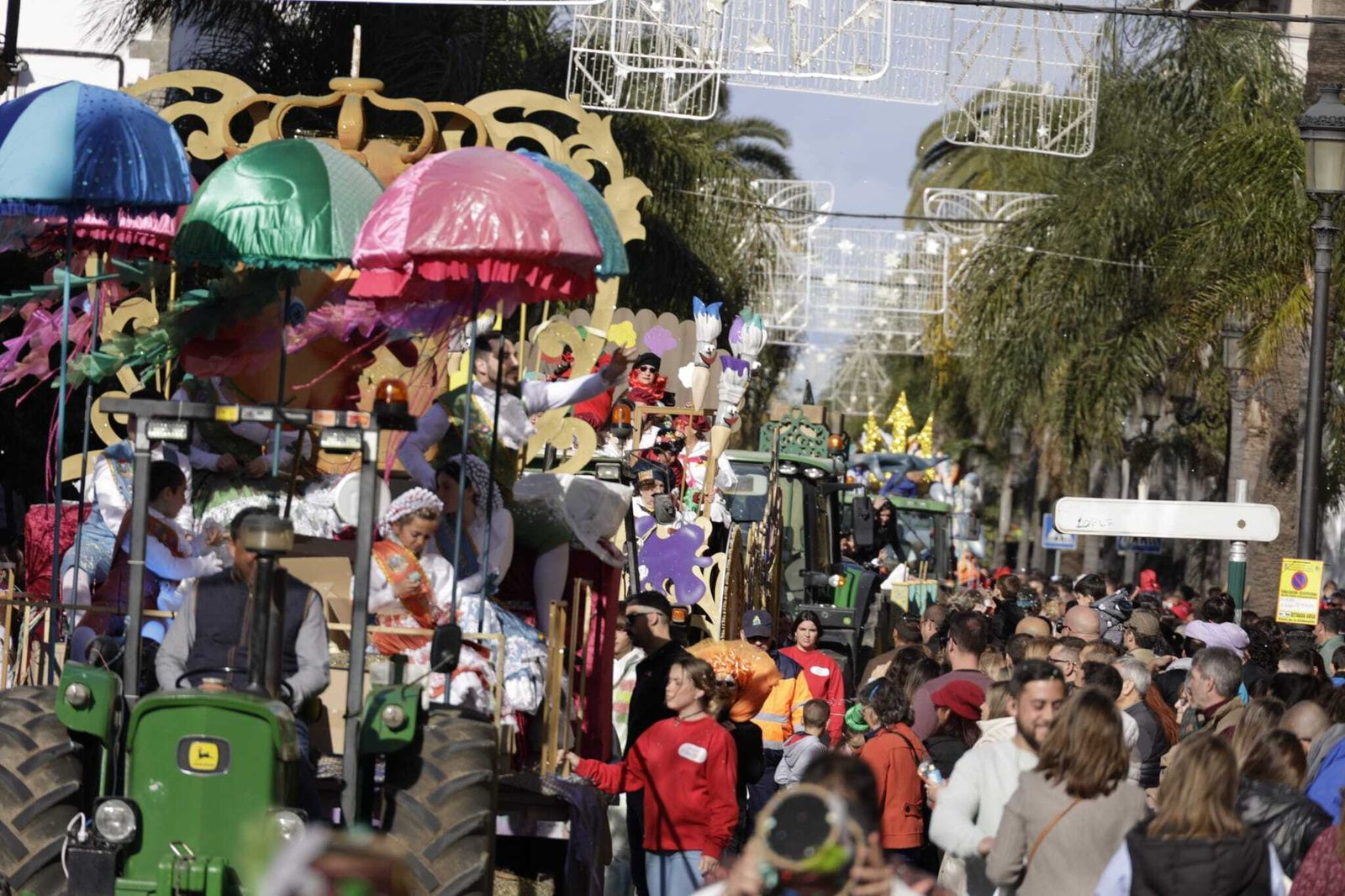 Las imágenes de la cabalgata en el Puerto de Santa María.