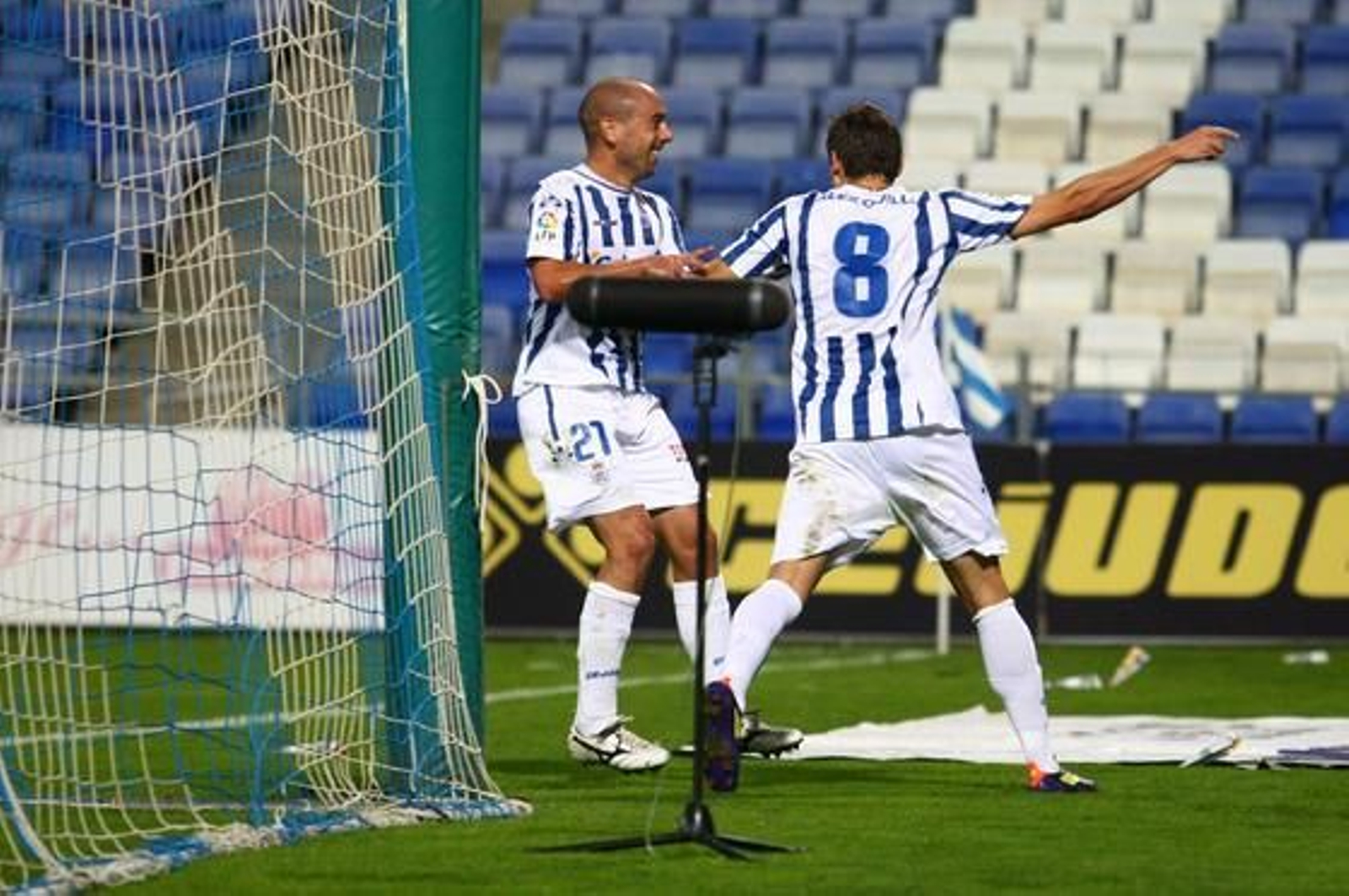 El Recreativo vence en casa a Las Palmas (4-2). / Alberto Domínguez