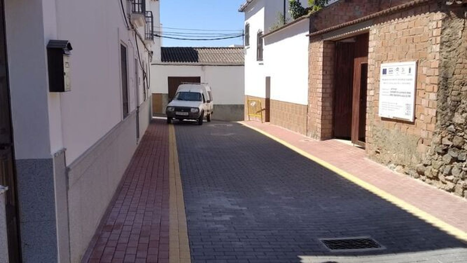 Una calle de Villaviciosa.