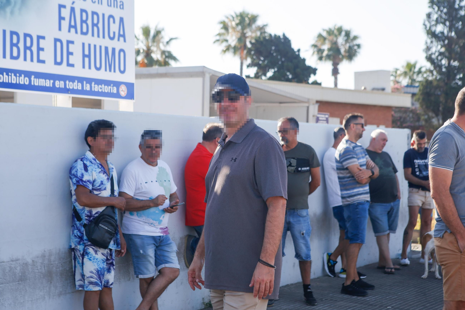 Fotos de la jornada del jueves de la huelga del metal en el Campo de Gibraltar