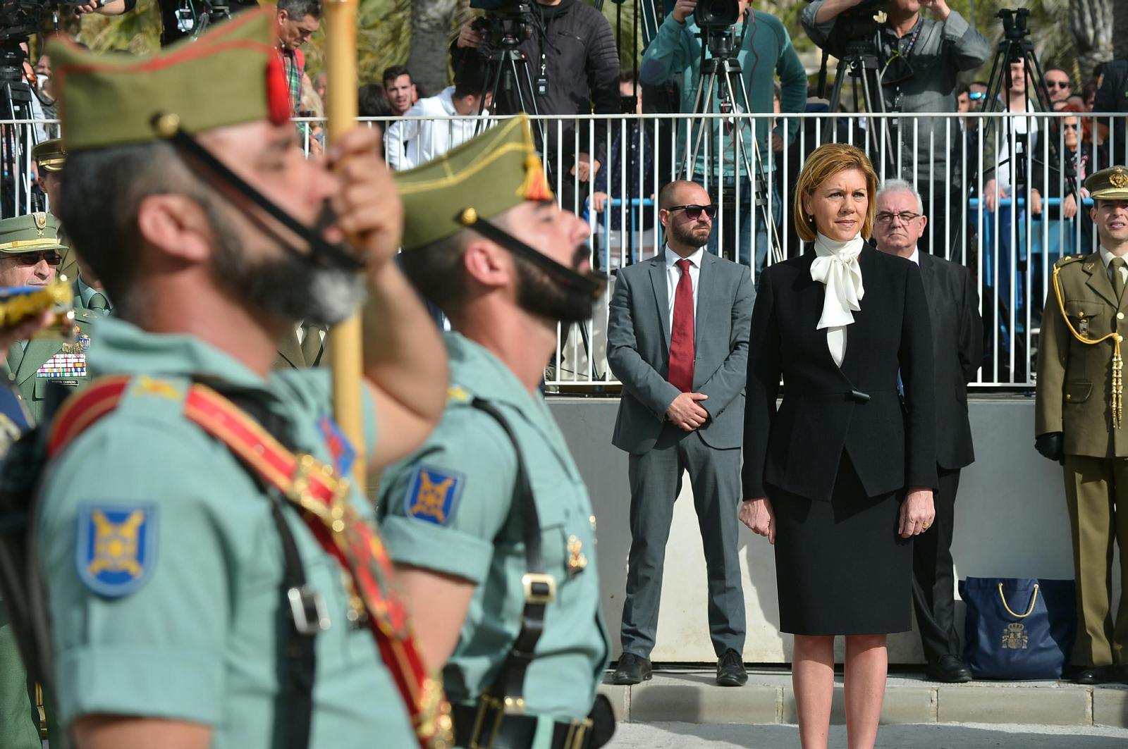 El desembarco de la Legión y el traslado del Cristo de Mena