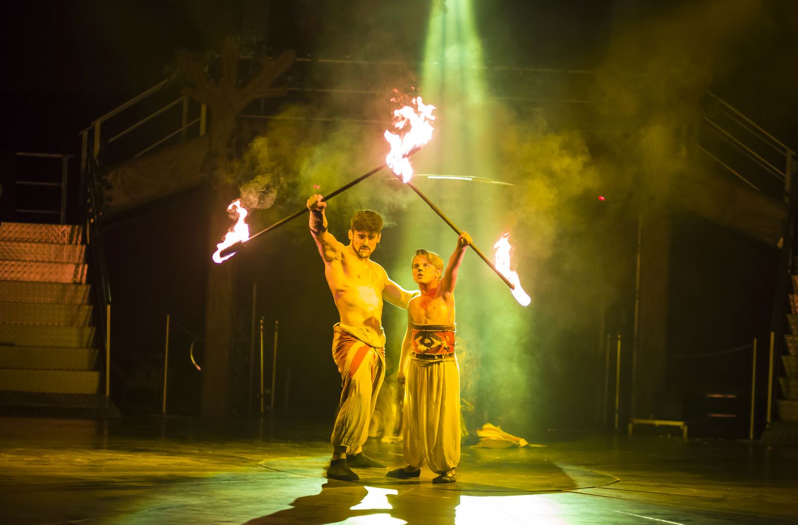 Una de las escenas que componen el espectáculo.