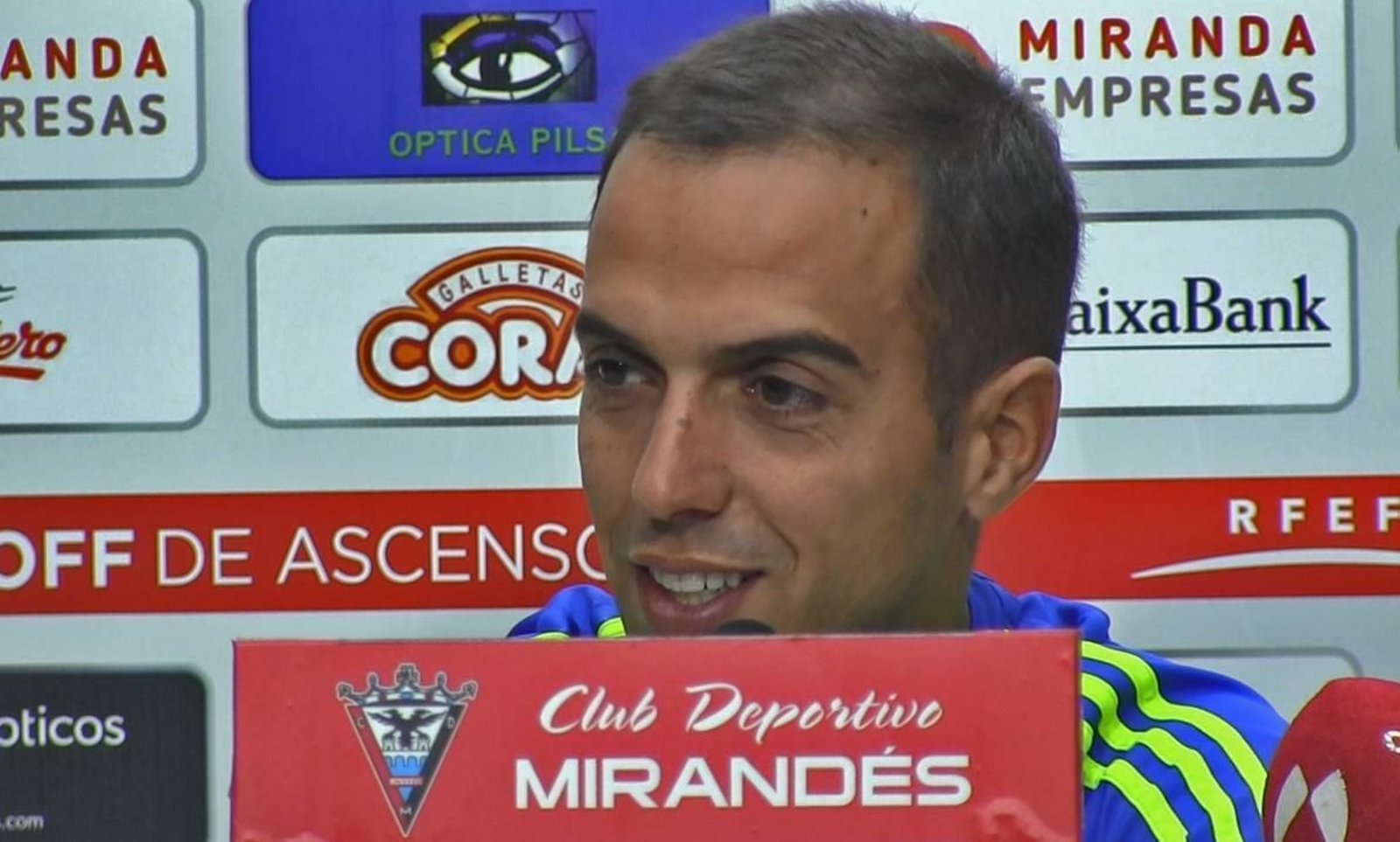 Borja Jiménez espera obtener un buen resultado en el encuentro de ida.