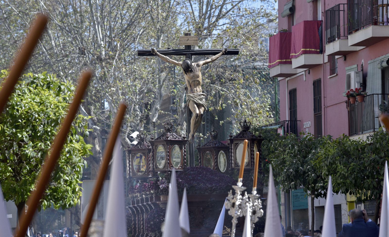 El Cristo de la Fundación de la Hermandad de los Negritos.