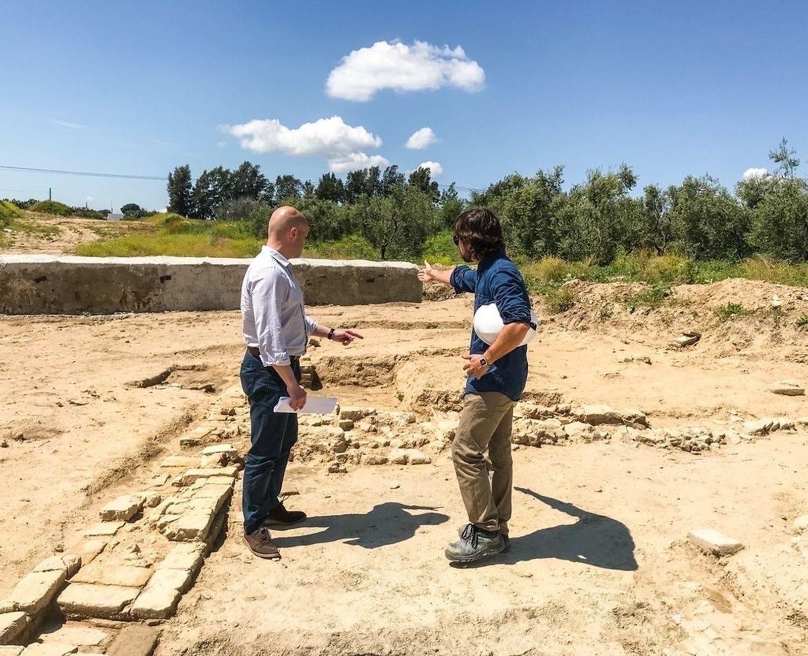Restos de una alquería almohade en Coria.