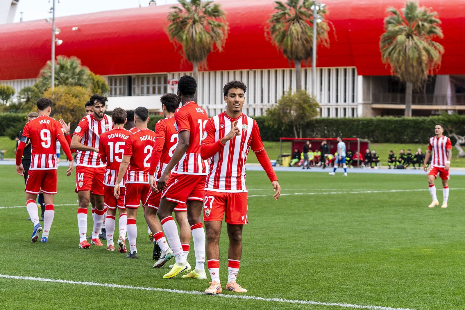 Las imágenes del Almería B y Atlético Malagueño en el Anexo de los Juegos Mediterráneos