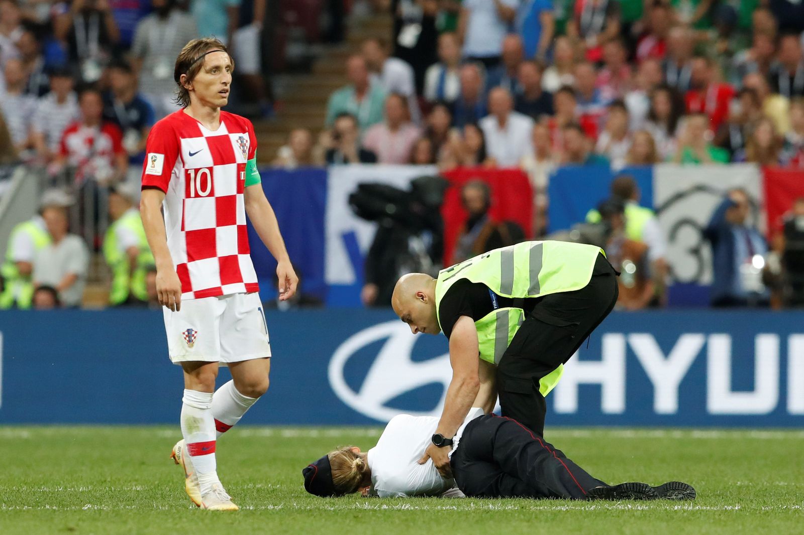 El Francia-Croacia de la final del Mundial de Rusia, en imágenes