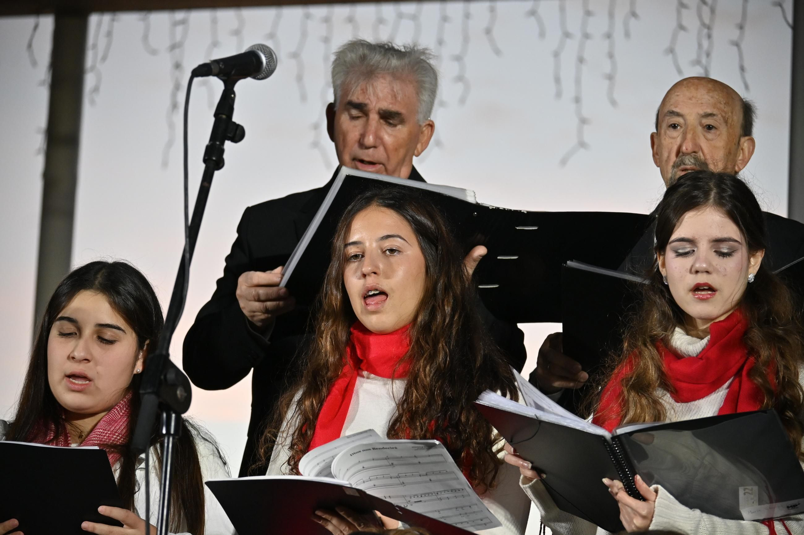 Inauguración de la iluminación navideña en el Paseo de la Ría del Puerto de Huelva 2025