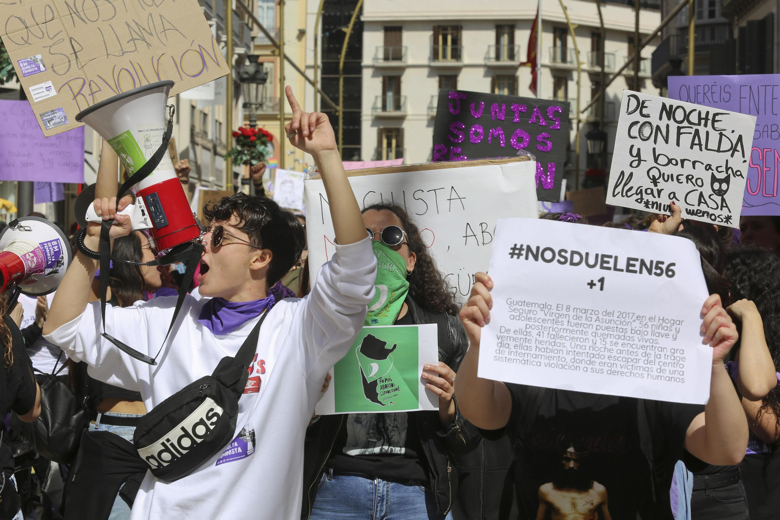 8M Día de la Mujer. Concentración en la Plaza de la Constitución