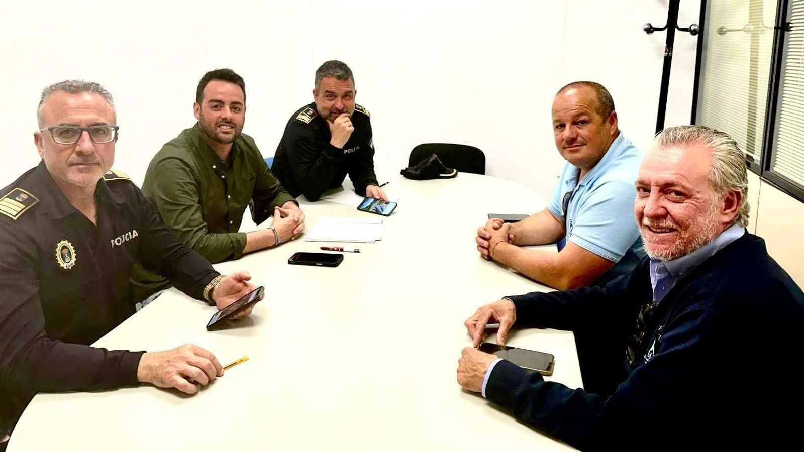 Un momento de la reunión.