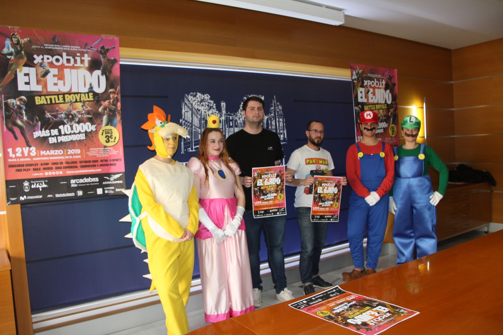 Imagen de la presentación de XpoBit Battle Royale, celebrada hace unos días en el Ayuntamiento de El Ejido.