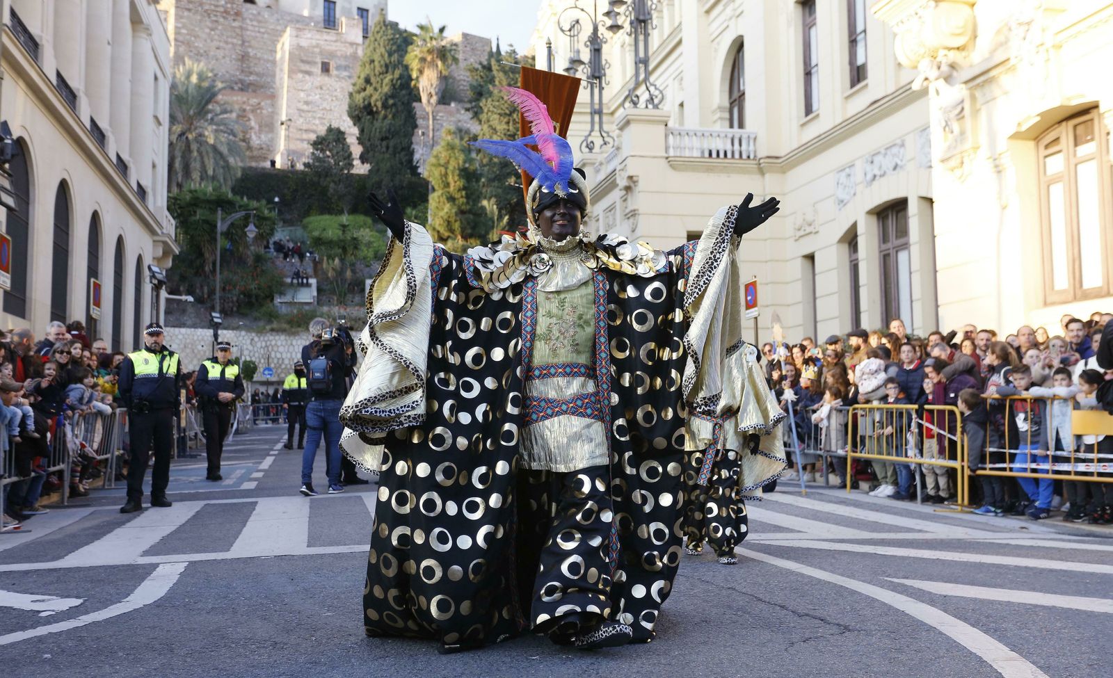 Fotos de la Cabalgata de Reyes Magos en Málaga 2020