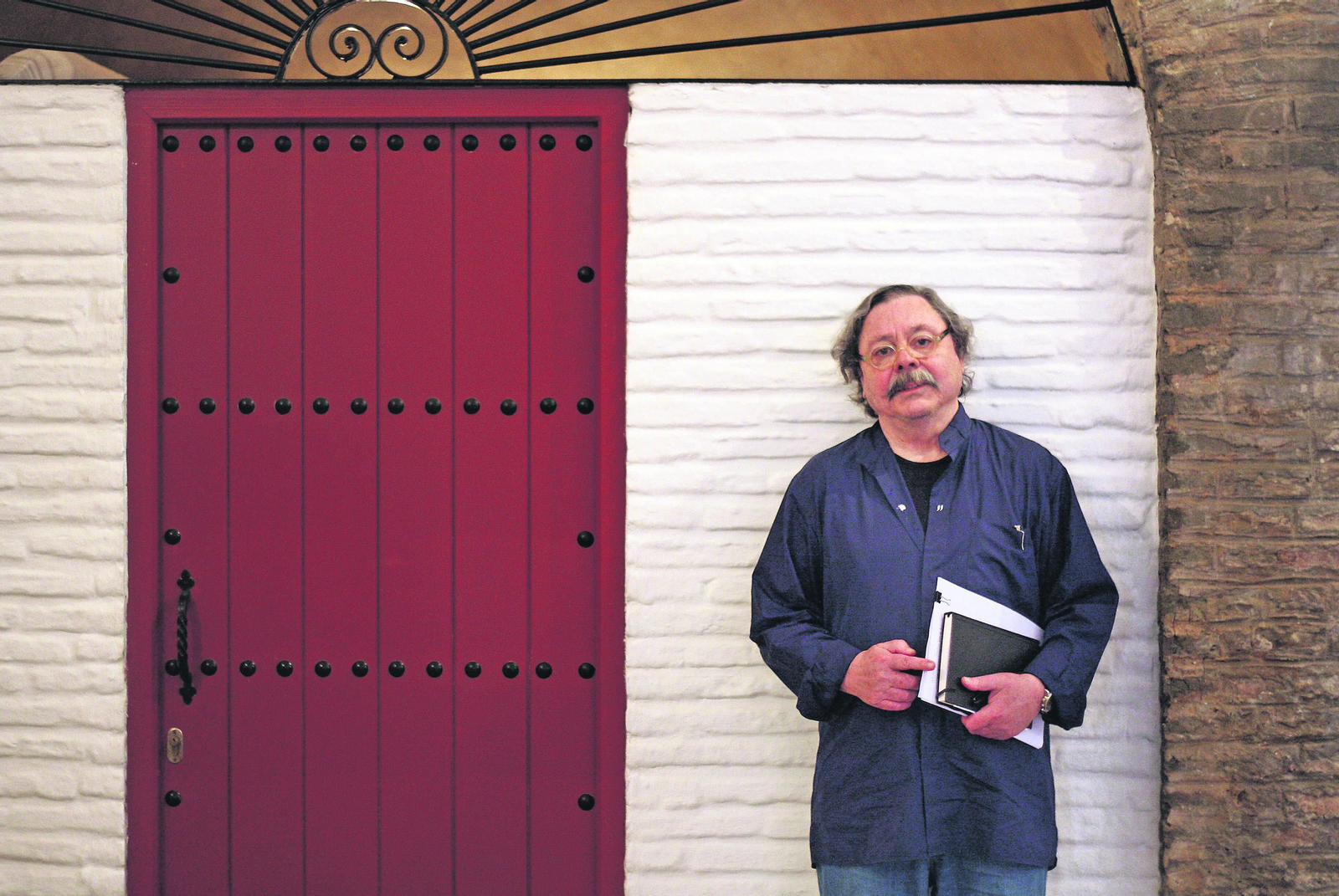 Alberto Corazón en las jornadas de arte 2012 de la Real Maestranza de Sevilla.