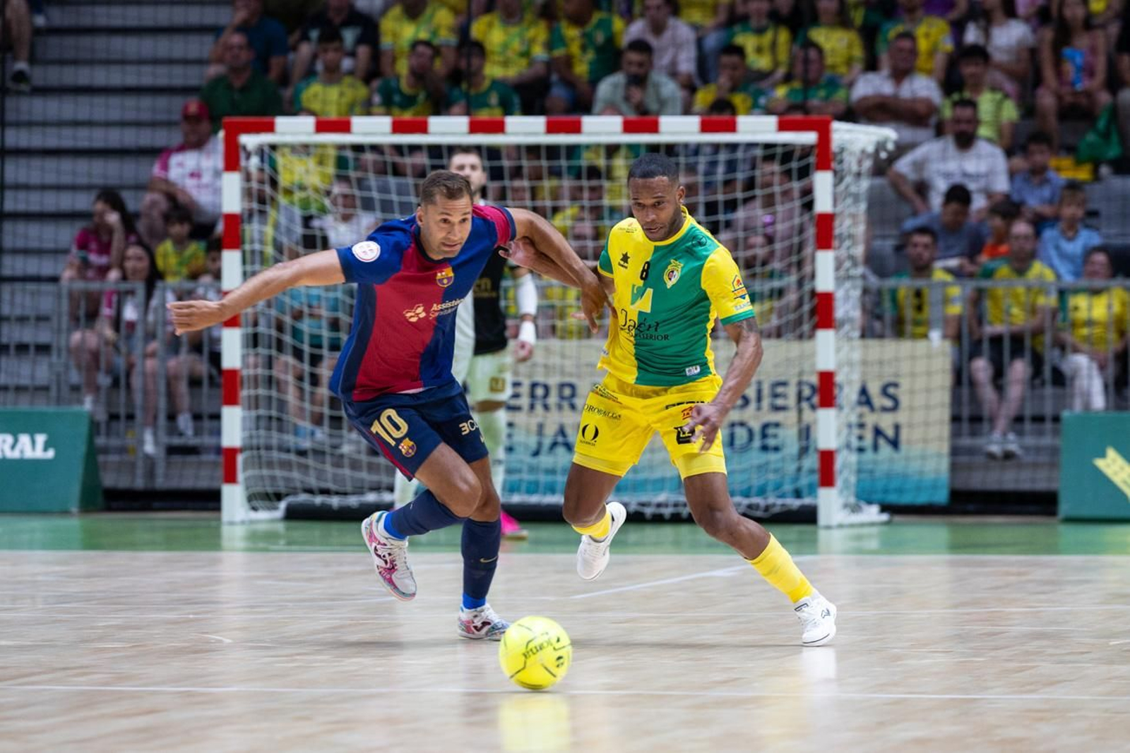 El triunfo del Barça ante el Jaén FS en el Olivo Arena