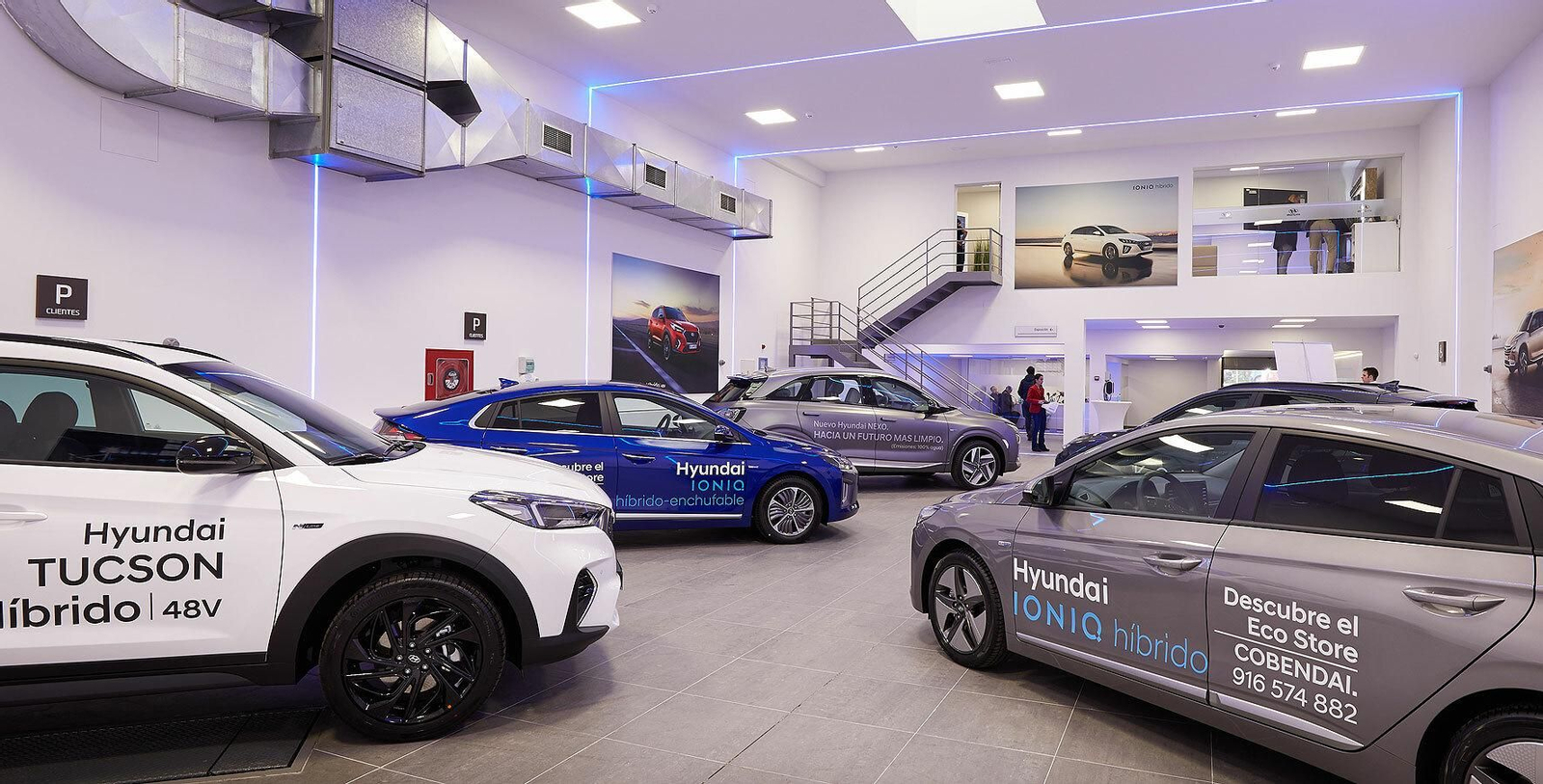 Imagen de la nueva Hyundai ‘ECO Store’, el concesionario de coches ecológicos.