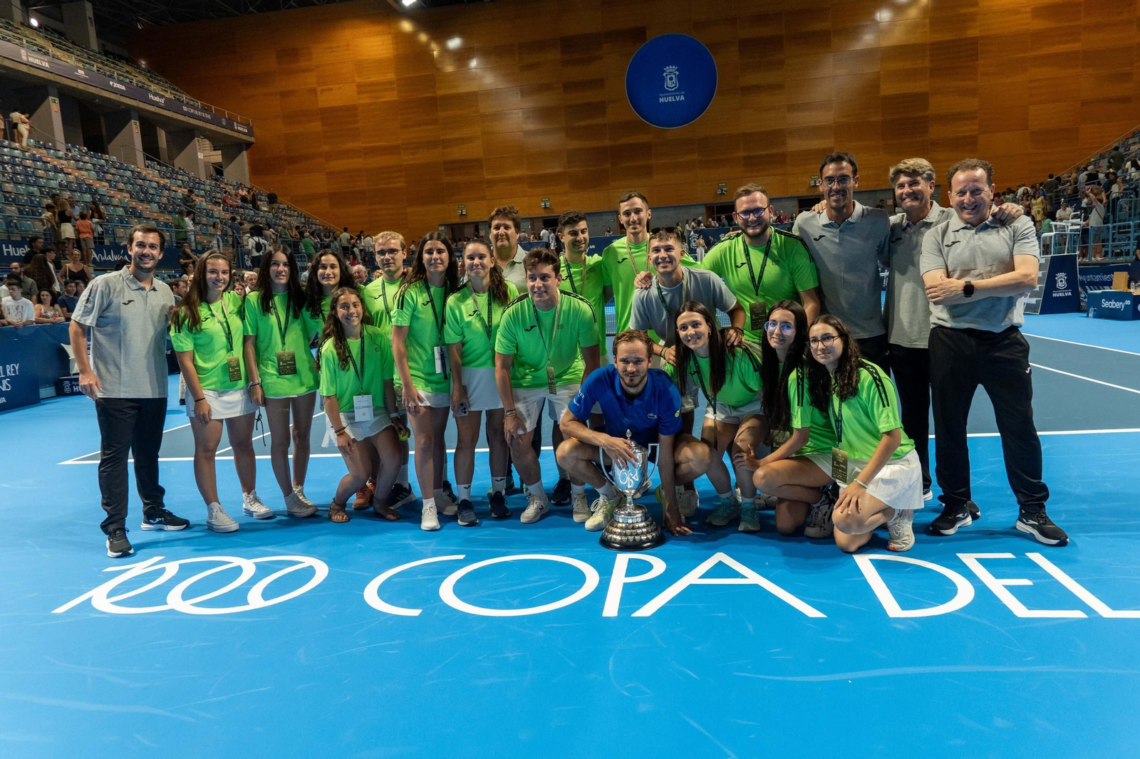 Imágenes de la final masculina de la Copa del Rey de tenis entre Daniil Medvedev y Alejandro Davidovich