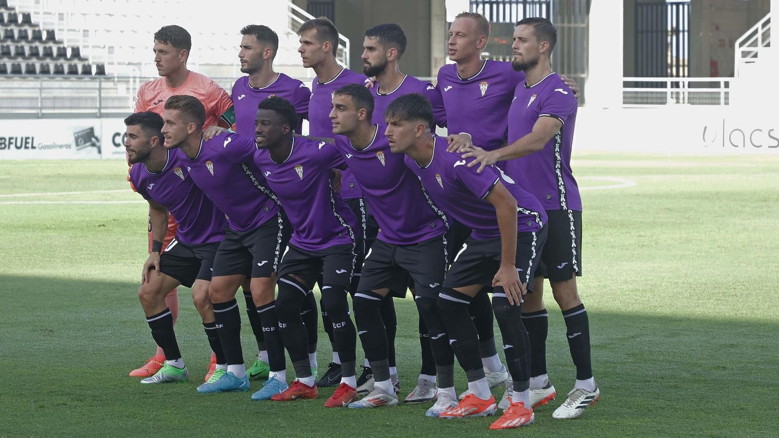 Formación inicial del Córdoba CF para el partido ante el Málaga.