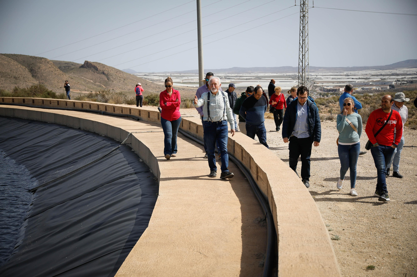 CUCN visita la desaladora de Carboneras y las balsas de Níjar