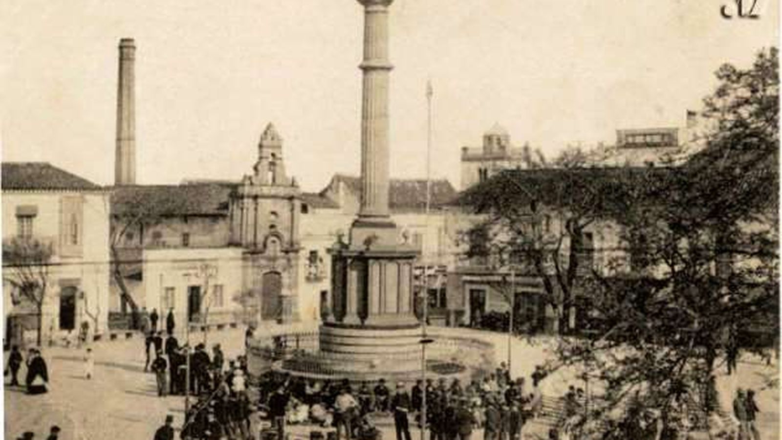 Plaza Alta y Capilla de Europa en 1915