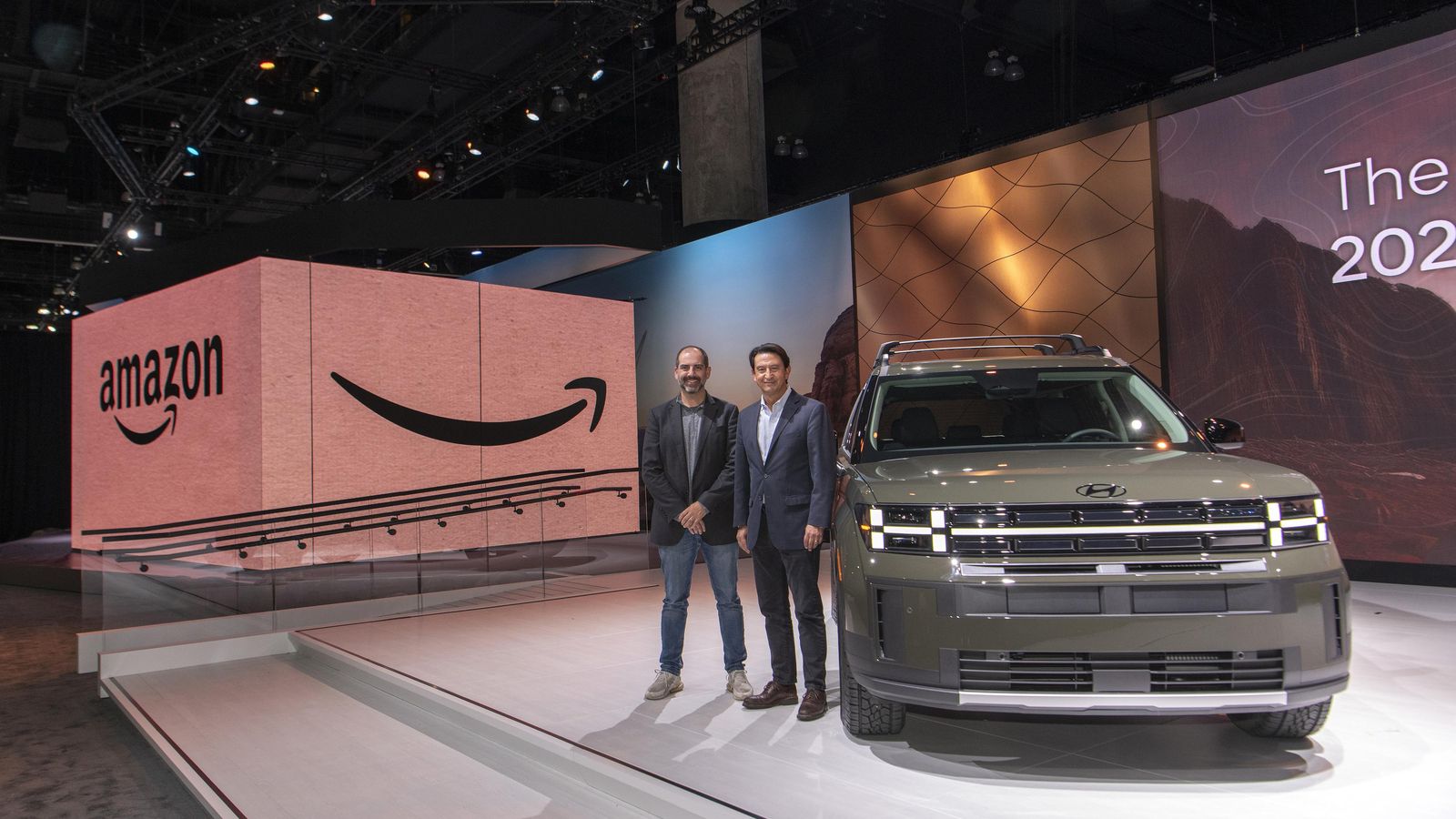 El acuerdo entre Amazon y Hyundai, que abarca varios frentes, se ha revelado en el Salón del Automóvil de Los Ángeles.
