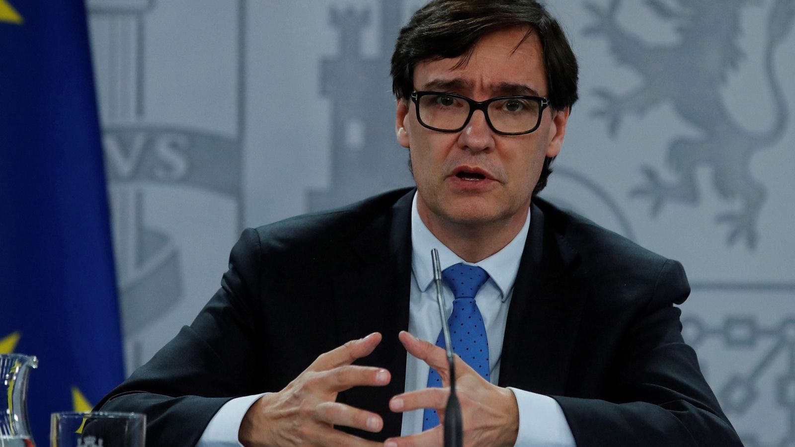 El ministro Salvador Illa