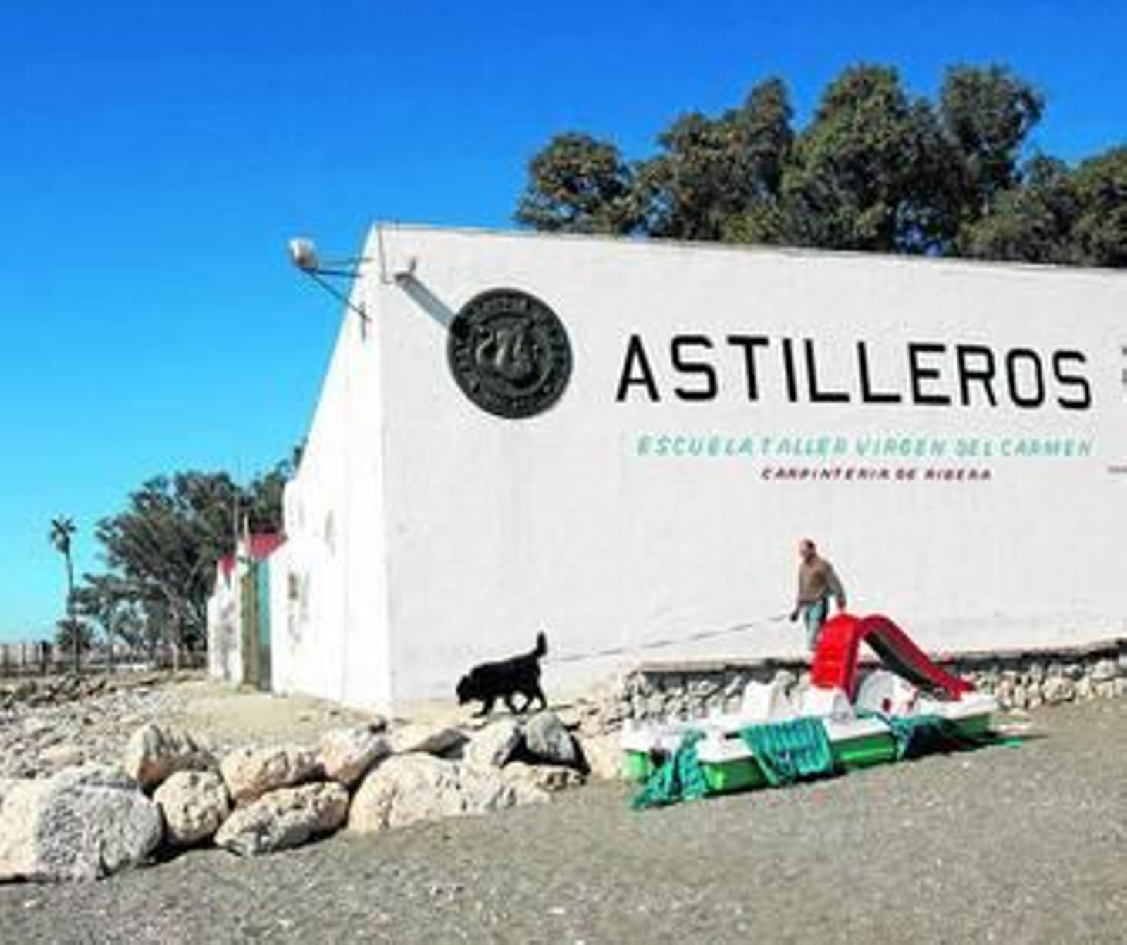 Actuales instalaciones de Astilleros Nereo en Pedregalejo. Actuales instalaciones de Astilleros Nereo en Pedregalejo.